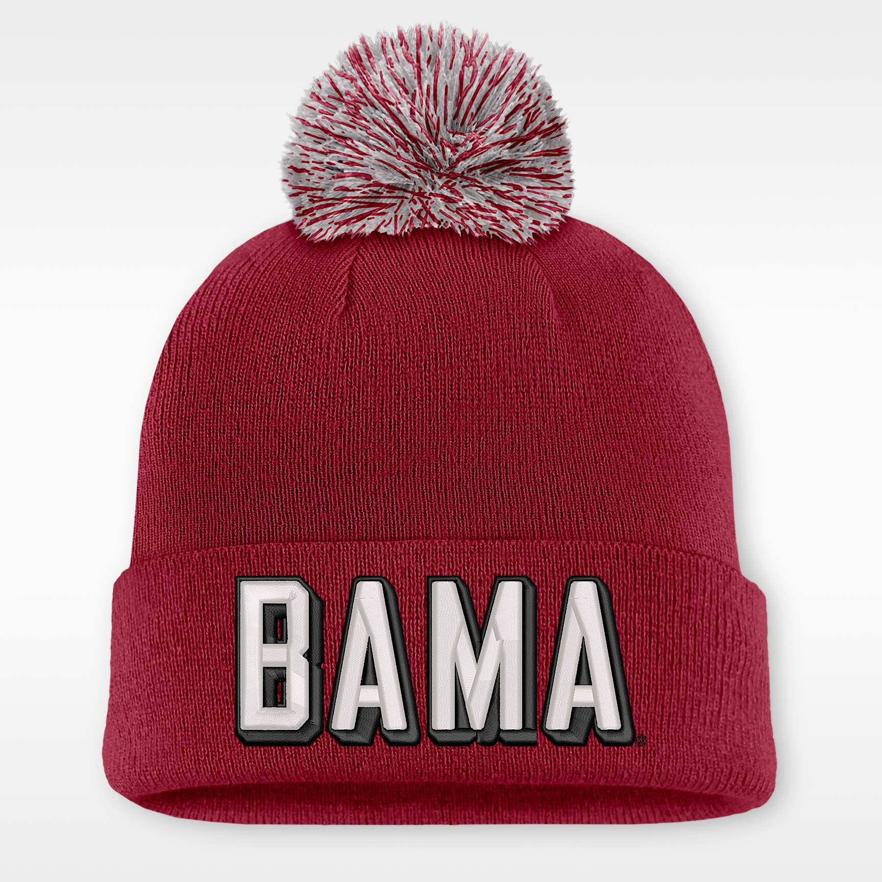 Gorro con dobladillo universitario Nike para hombre Alabama Peak