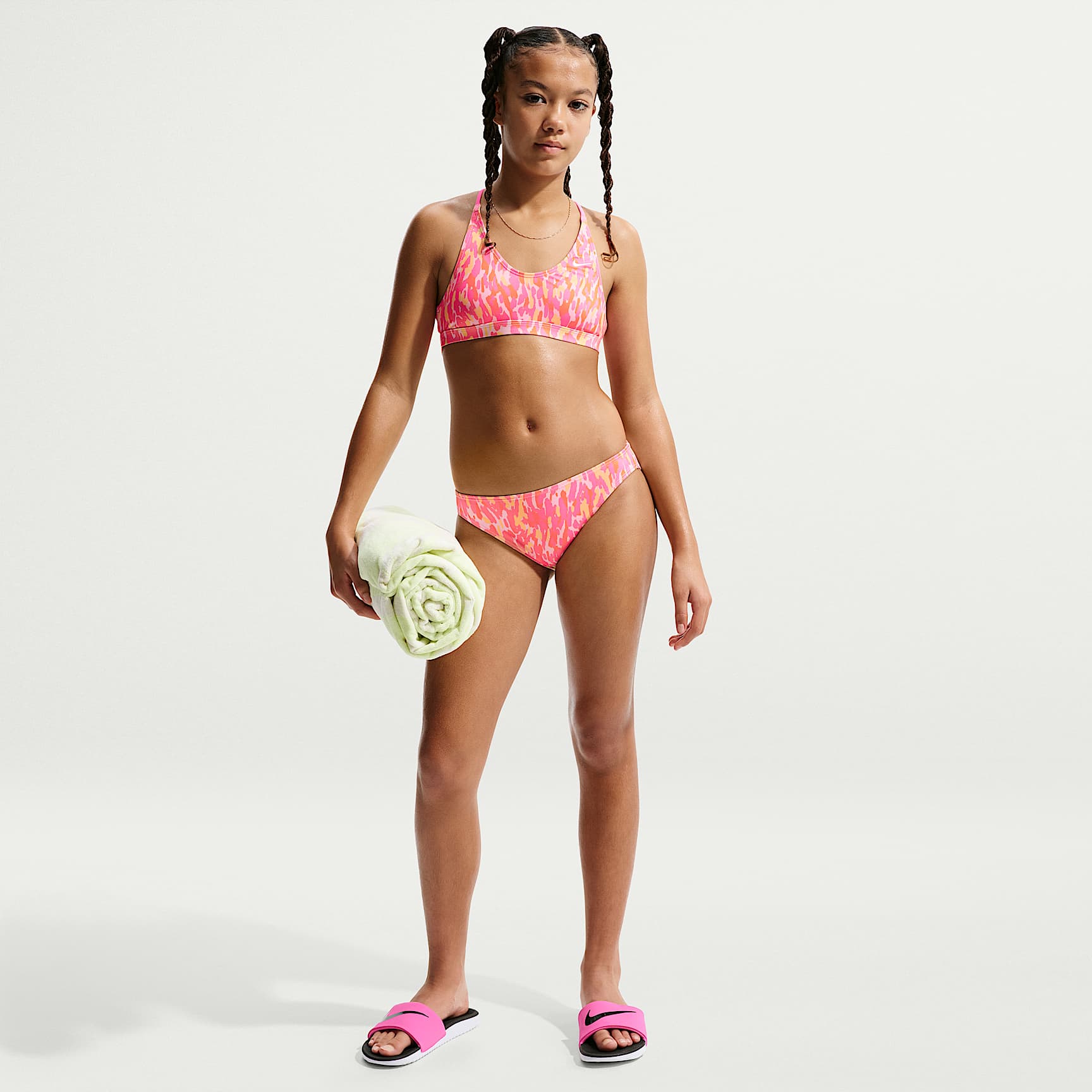 Nike Swim Big Kids' (Girls') Lace up Bikini Set