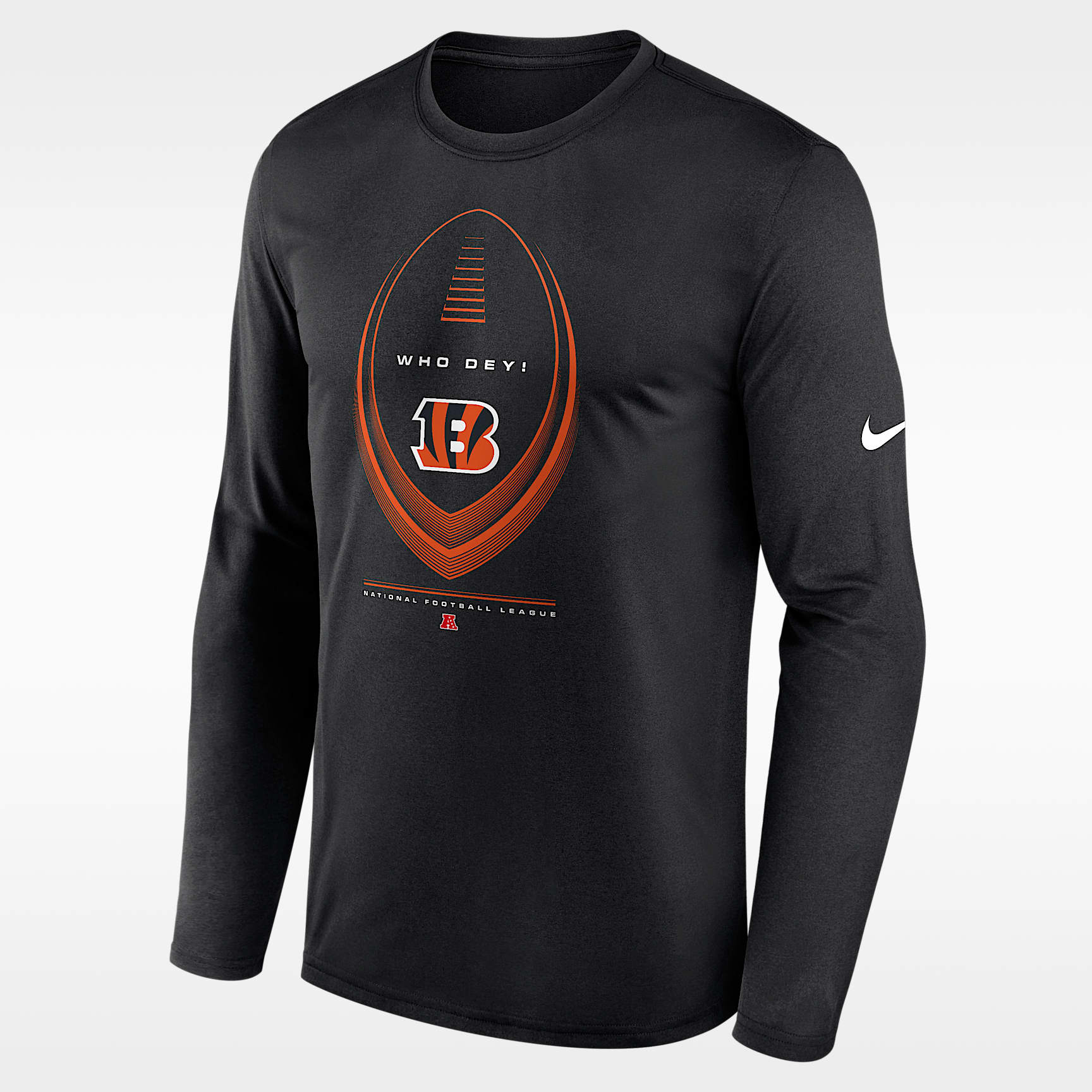 Cincinnati Bengals Legend Icon Men's Nike Dri-FIT NFL Long-Sleeve T-Shirt