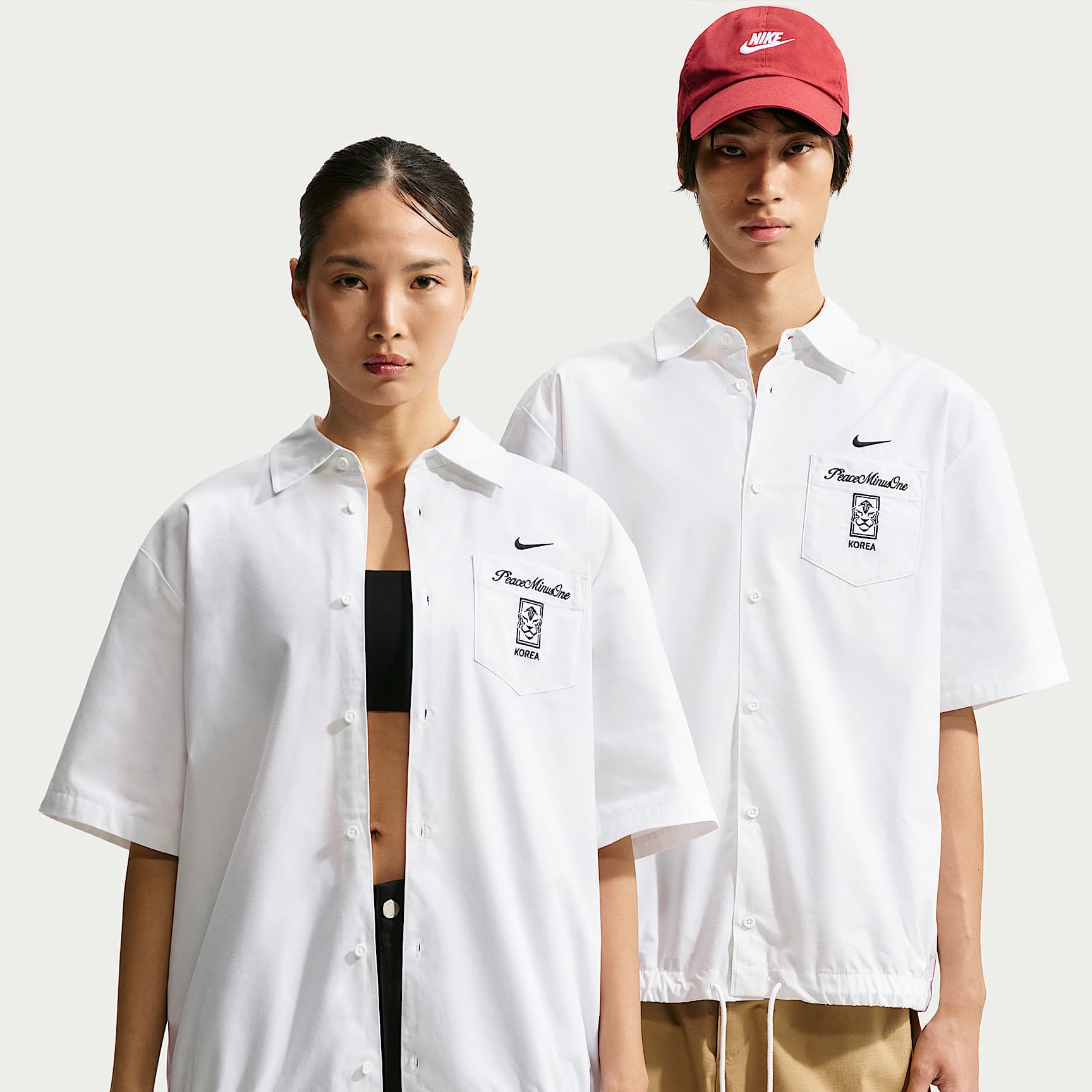 Playera de manga corta para hombre Korea x PEACEMINUSONE