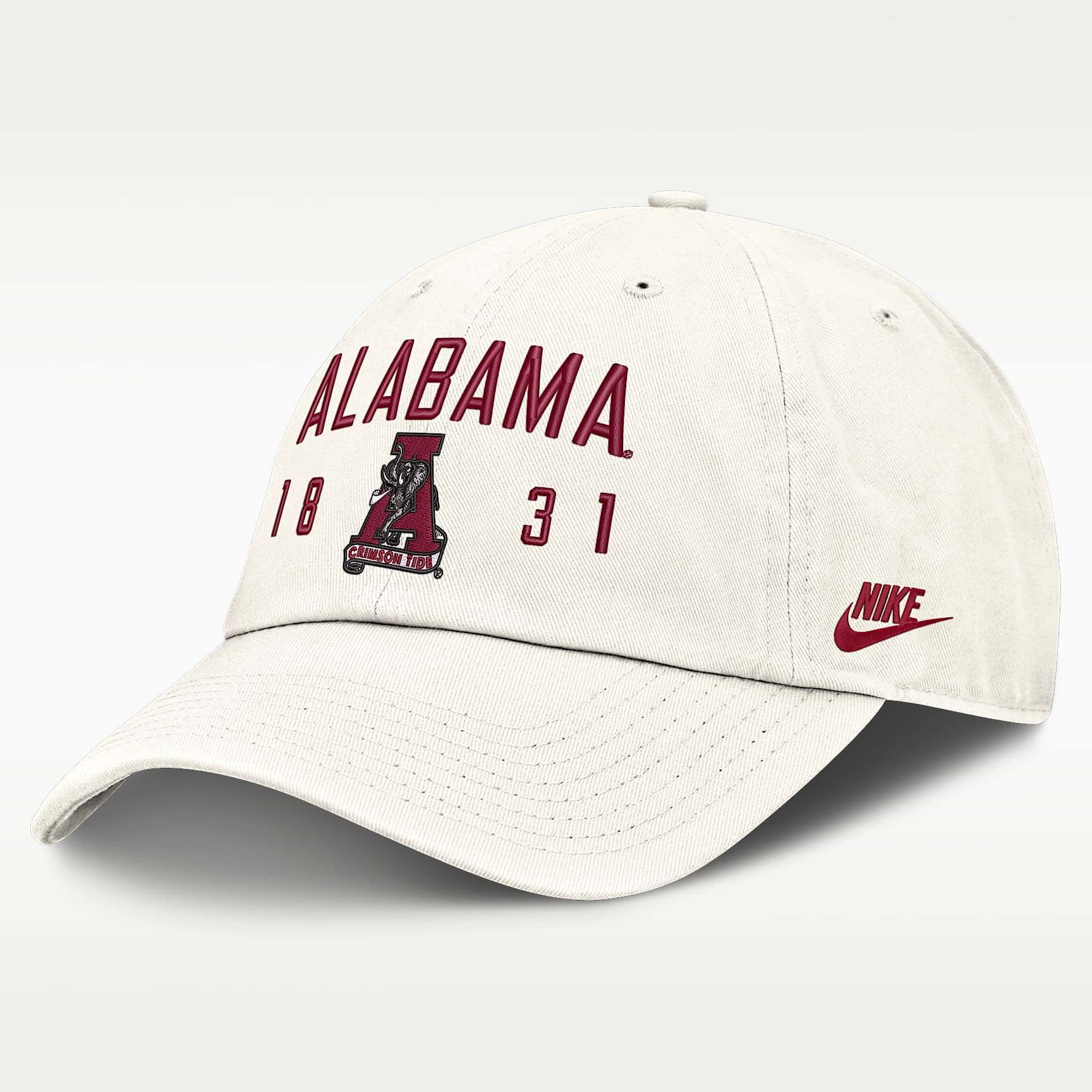 Alabama Natural Club Men's Nike College Adjustable Hat