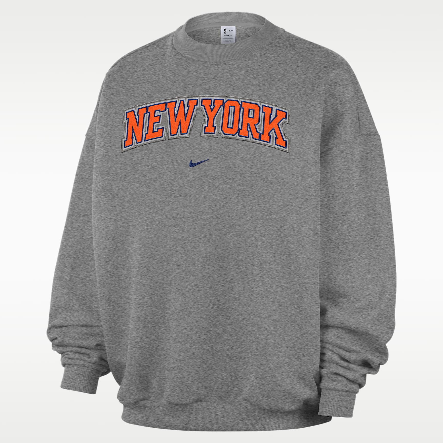 New York Knicks Standard Issue Men's Fleece Crew