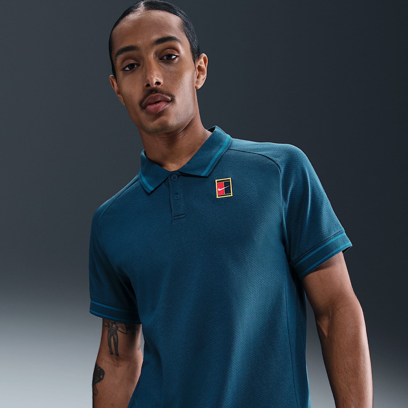 Polo de tenis para hombre NikeCourt Heritage