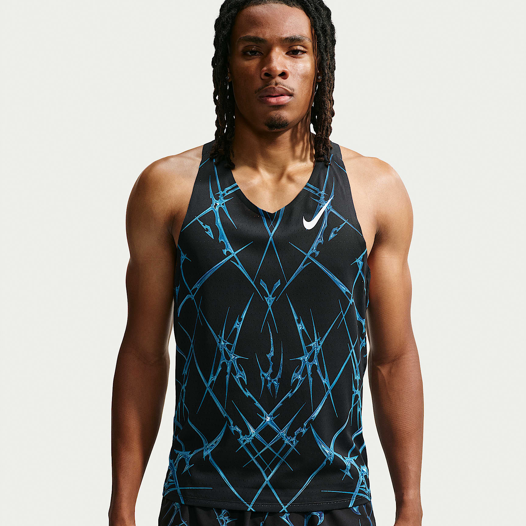 Nike AeroSwift Men's Dri-FIT ADV Printed Running Vest
