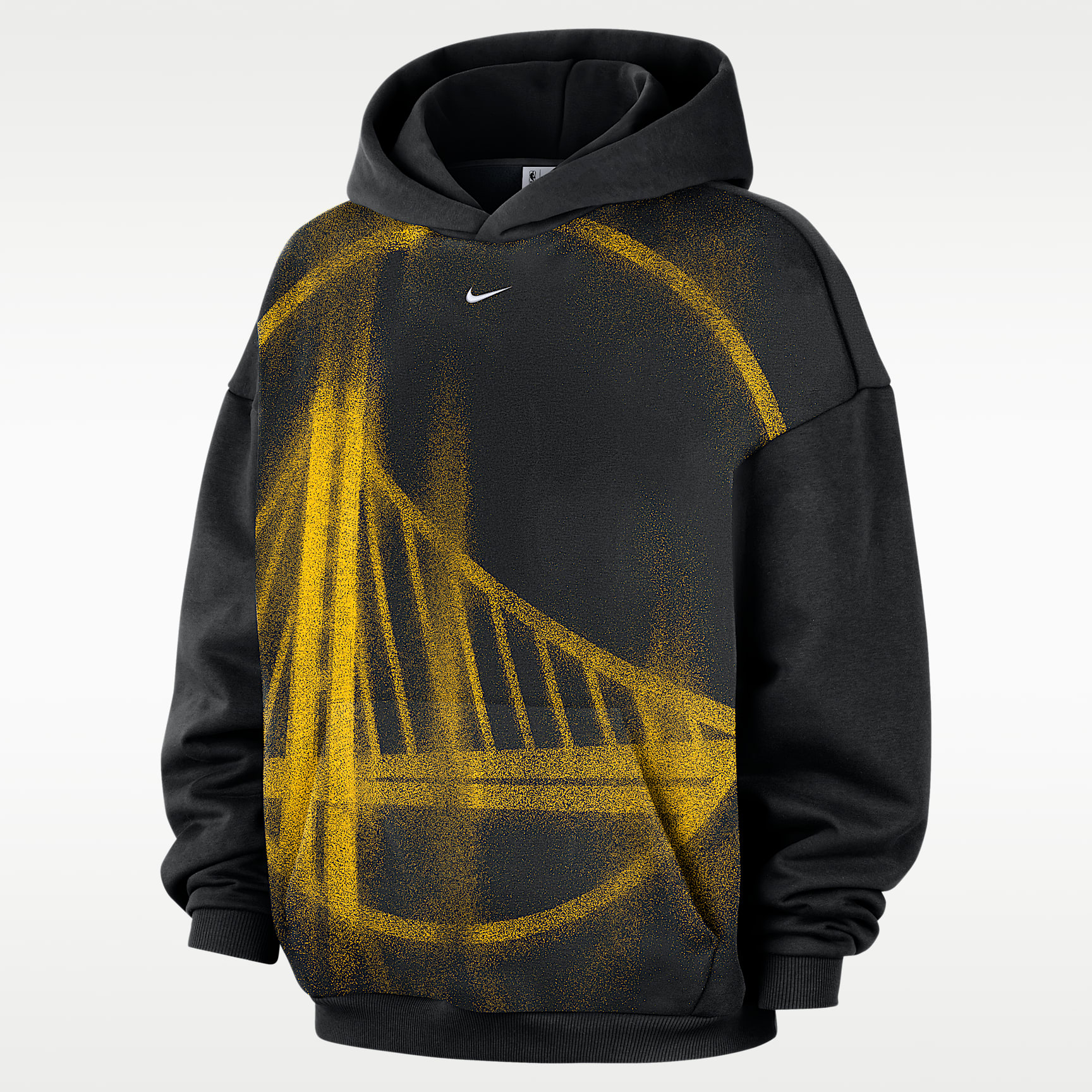 Golden State Warriors Standard Issue Men's Fleece Basketball Hoodie