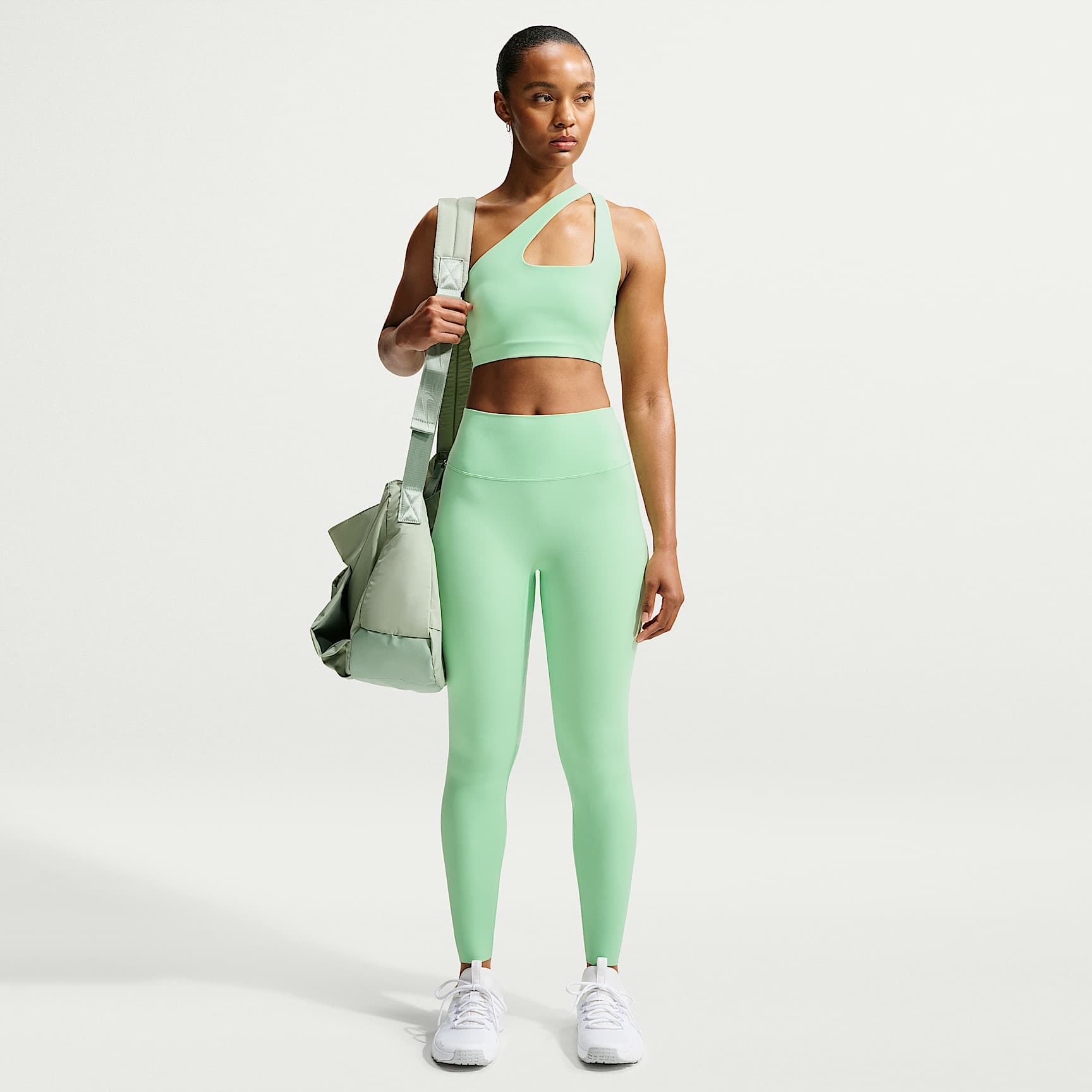 Leggings de tiro alto de largo completo sin costura delantera para mujer Nike Zenvy