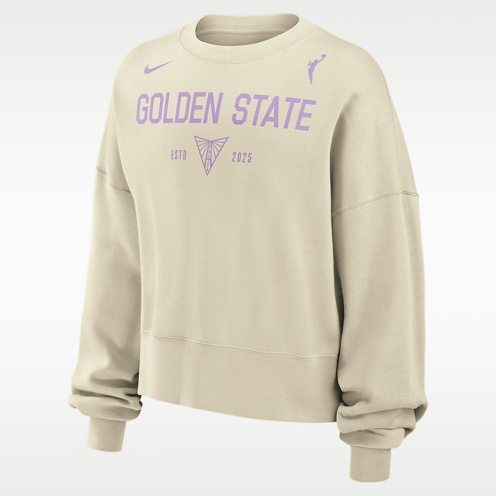 Golden State Valkyries Phoenix Fleece Women's Nike WNBA Crew-Neck Sweatshirt