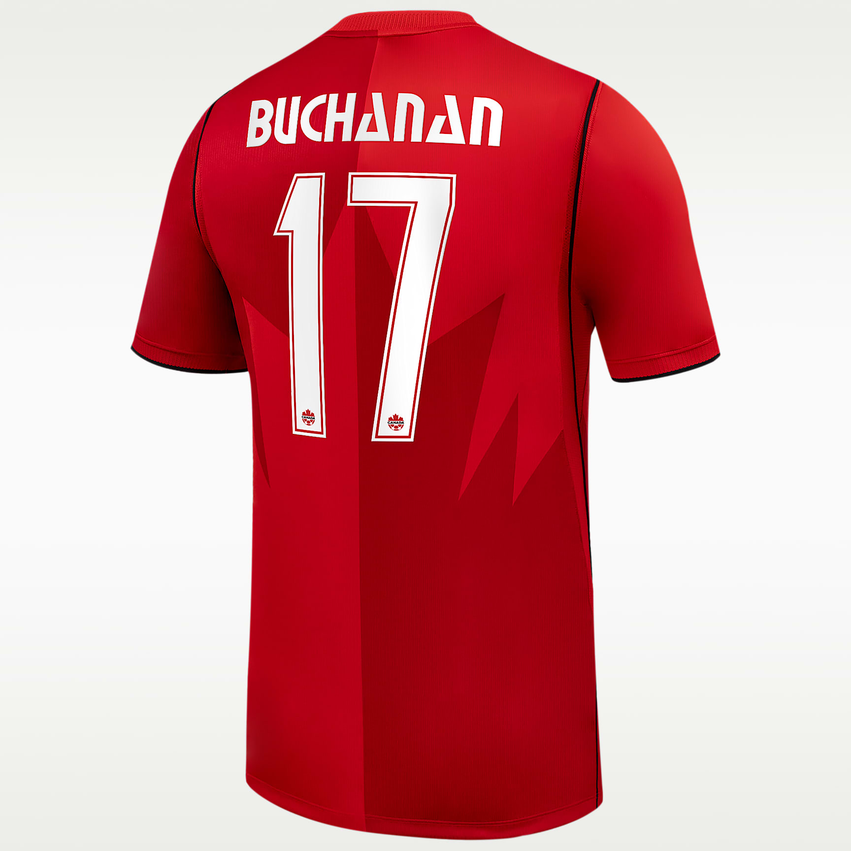 Tajon Buchanan Canada Soccer 2026 Stadium Home Men's Nike Dri-FIT Soccer Jersey