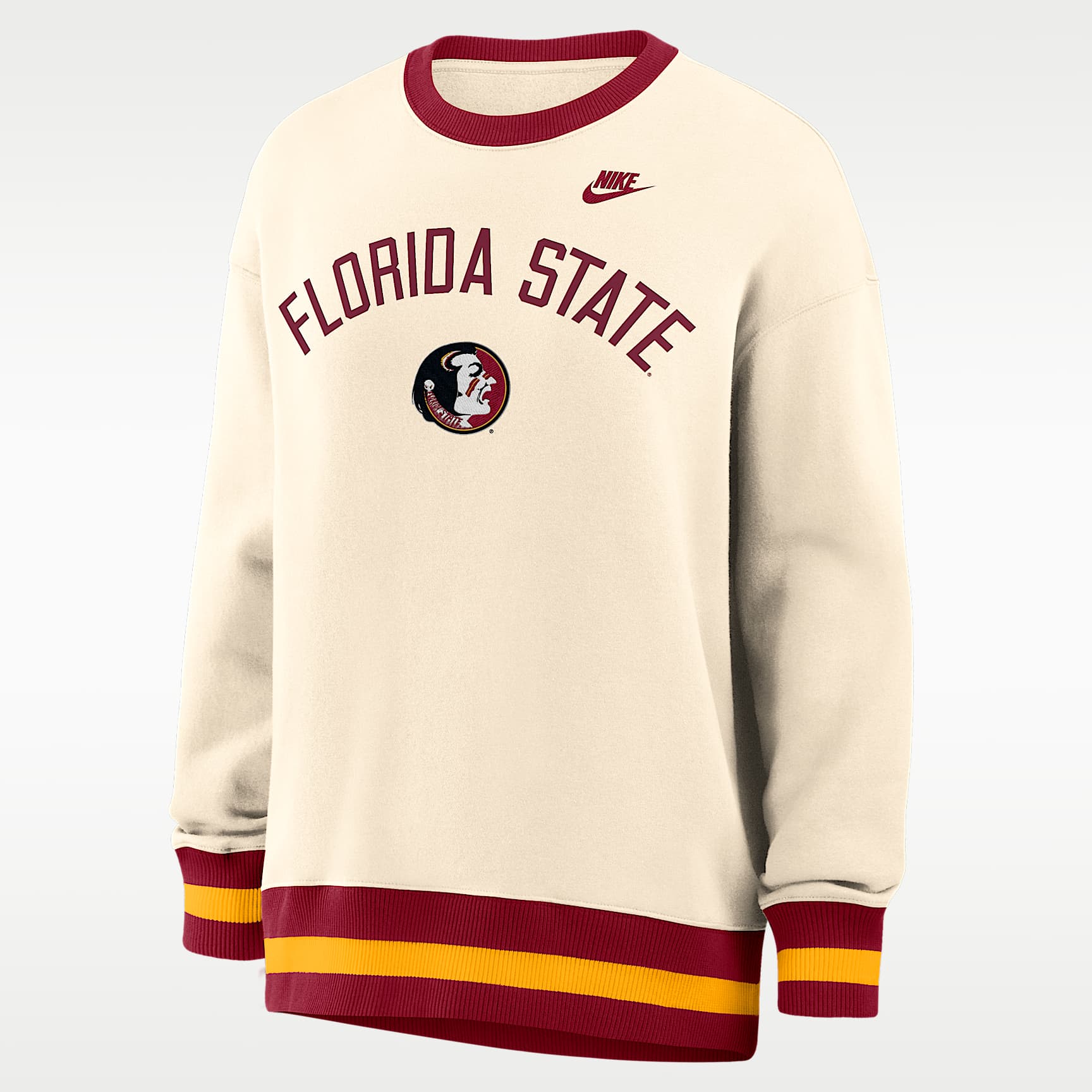 Florida State Legacy Women's Nike College Oversized Pullover Crew