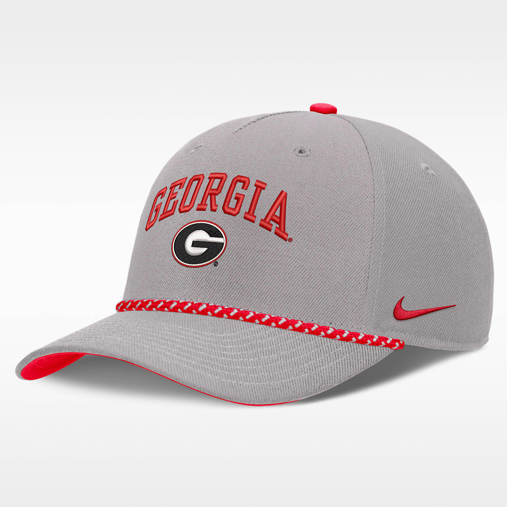 Georgia Primetime Rise Rope Men's Nike College Adjustable Hat