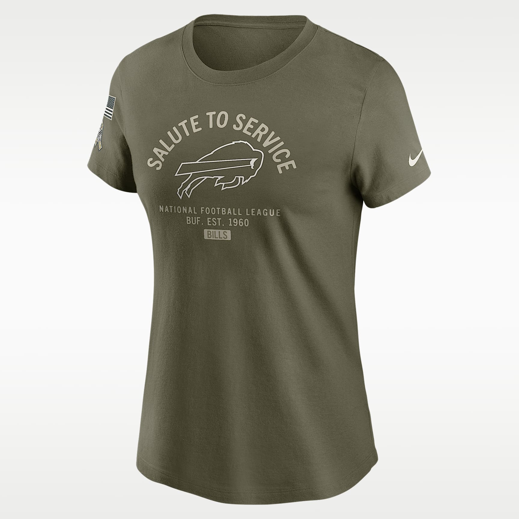 Buffalo Bills Salute to Service Sideline Women's Nike NFL T-Shirt
