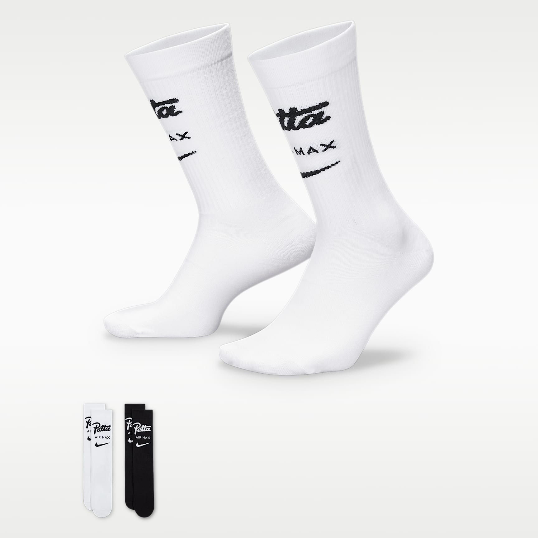 Nike x Patta Everyday Essentials Crew Socks (2 Pairs)