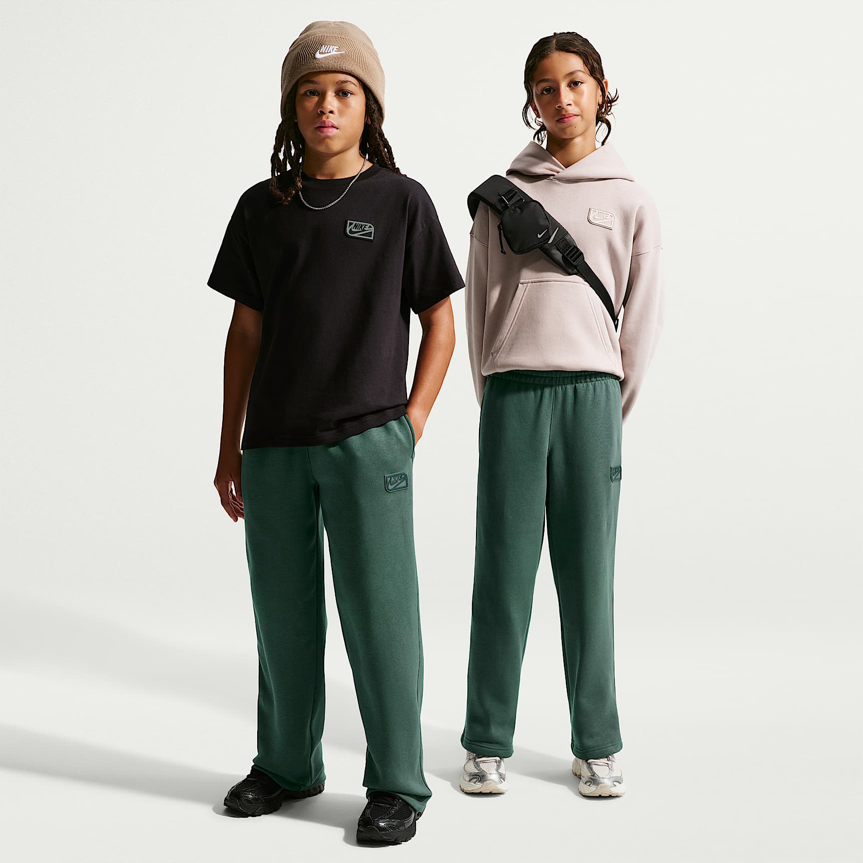 Nike Sportswear Club Fleece Big Kids' Fleece Open-Hem Pants