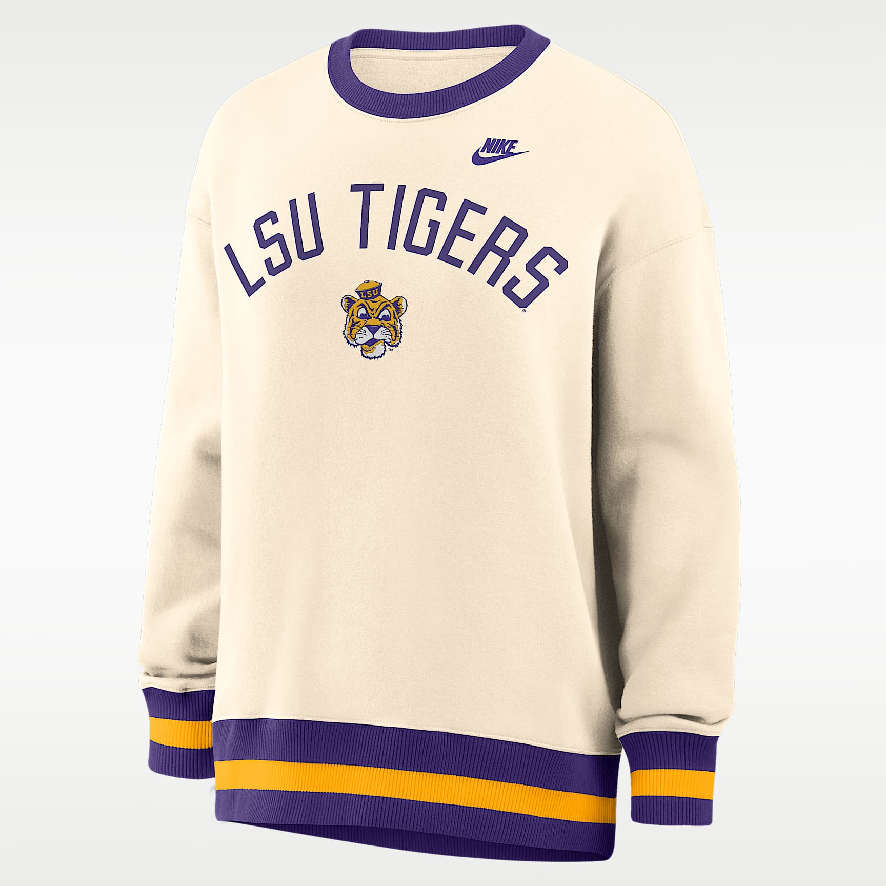 LSU Legacy Women's Nike College Oversized Pullover Crew