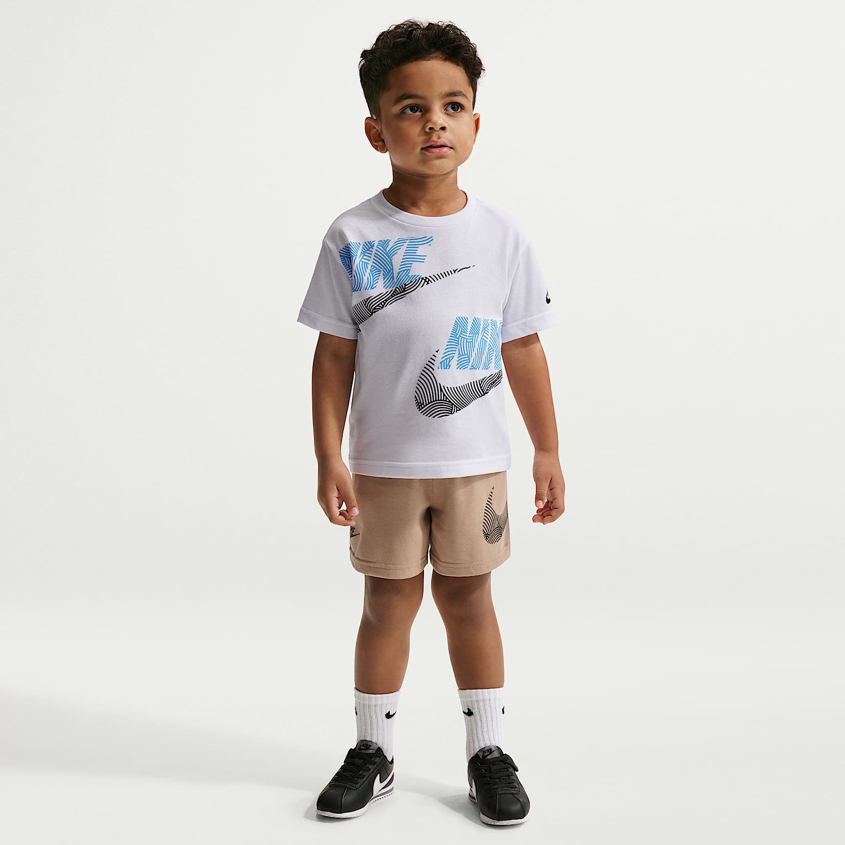 Conjunto de 2 piezas de jersey holgado infantil Nike Sportswear In The Zone