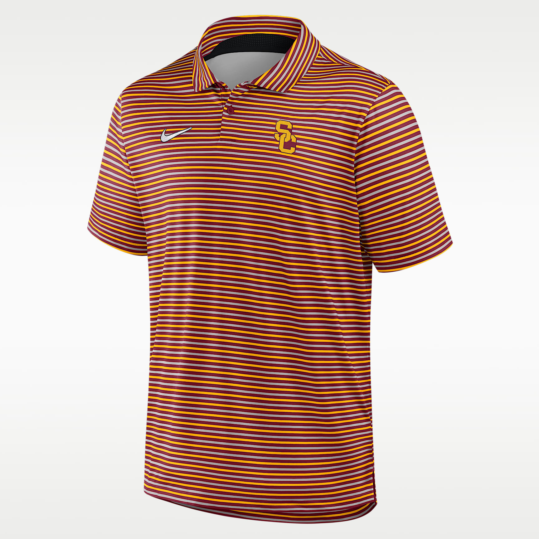 Polo universitario Nike Dri-FIT para hombre USC Tour Stripe