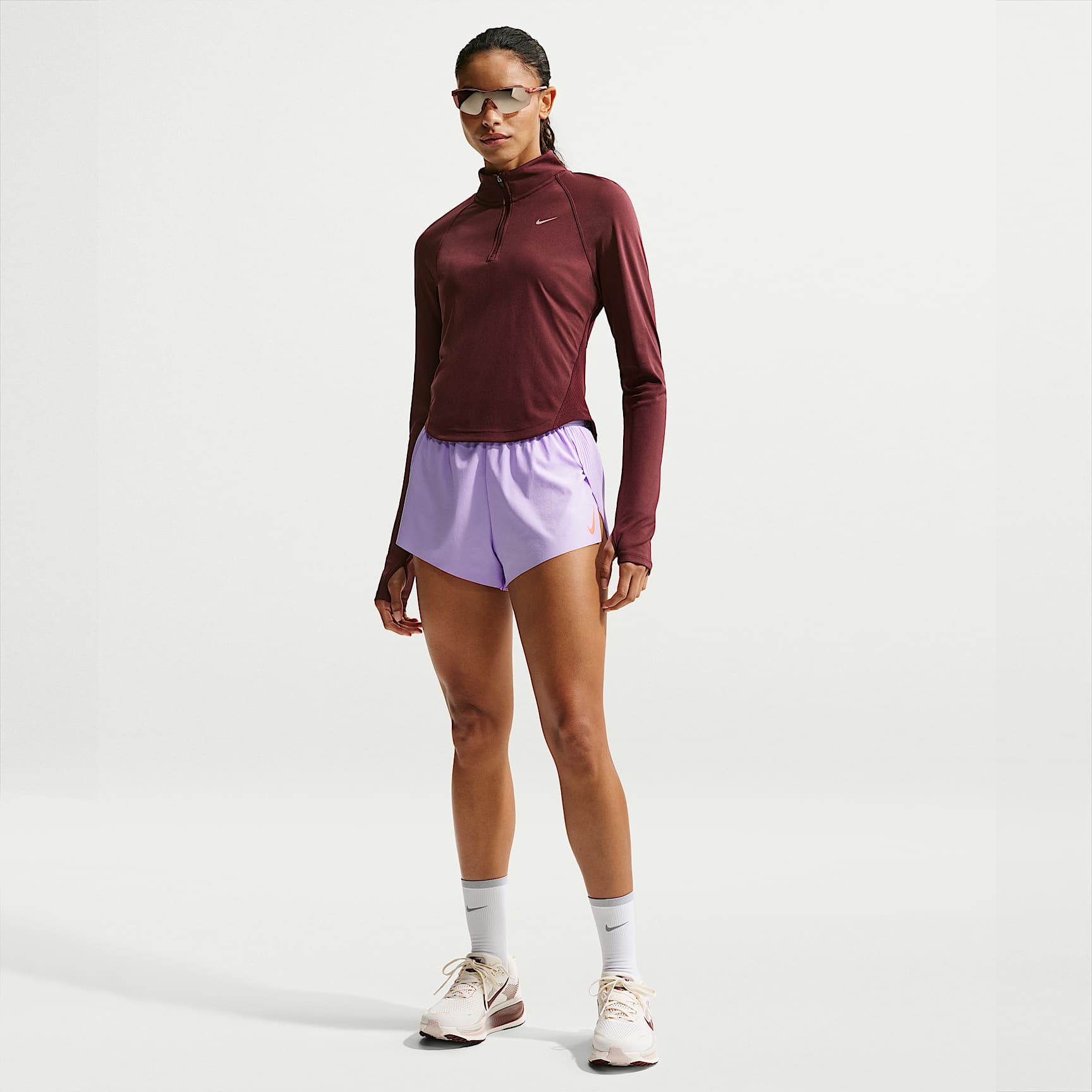 Nike AeroSwift Women's Dri-FIT ADV Mid-Rise 3" Brief-Lined Running Shorts
