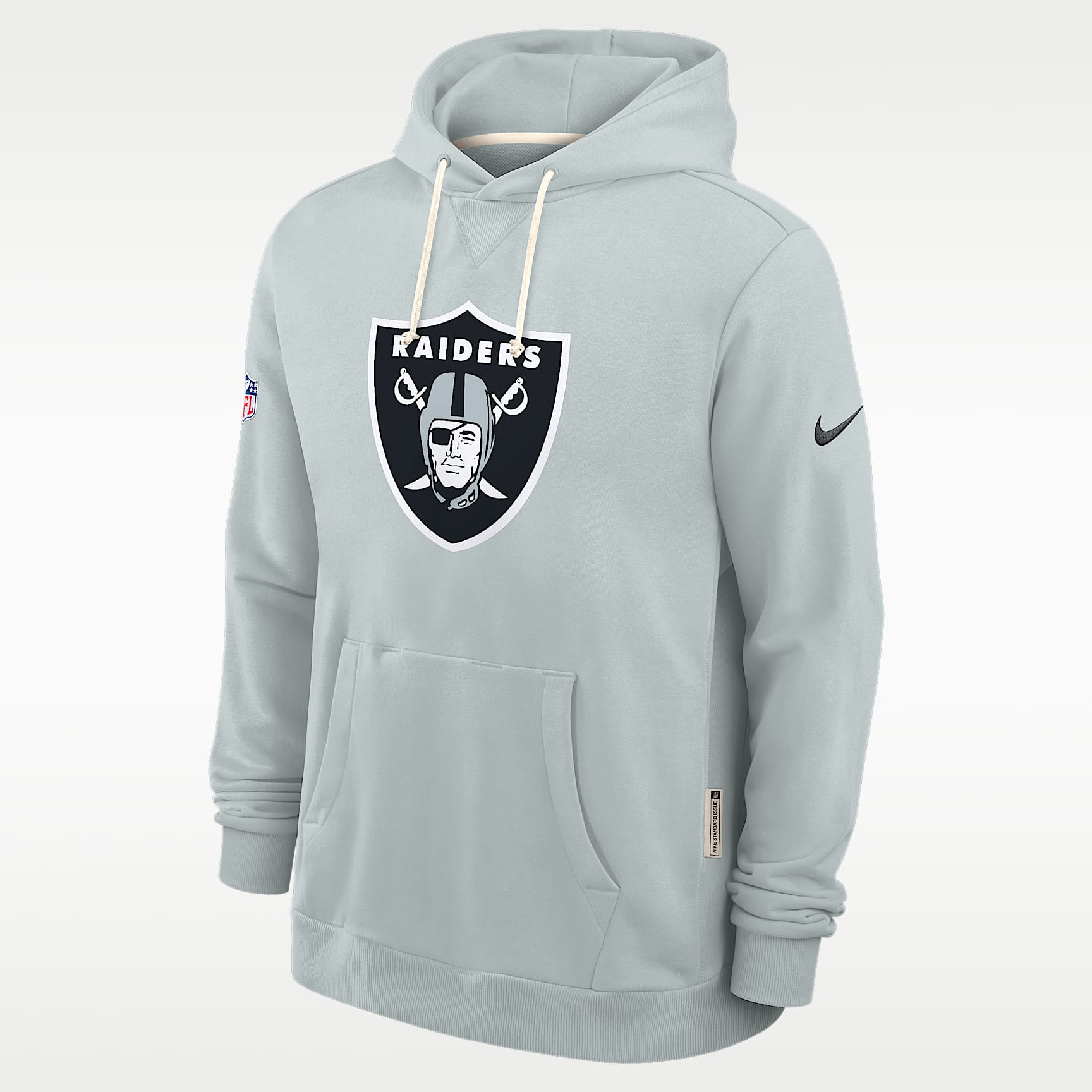 Las Vegas Raiders Initial Home Sideline Men's Nike Dri-FIT NFL Pullover Hoodie
