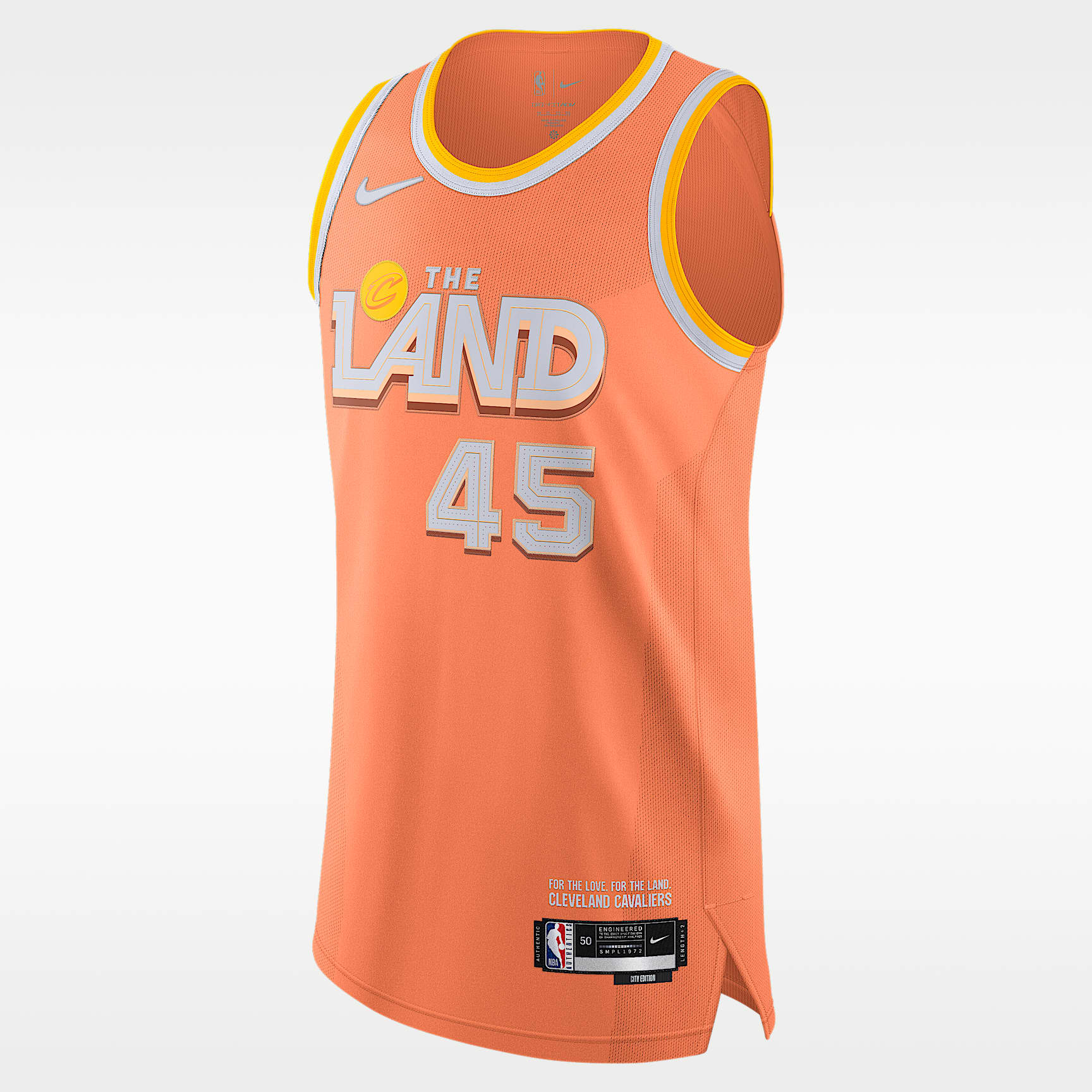 Jersey Nike Dri-FIT ADV de la NBA Authentic para hombre Donovan Mitchell Cleveland Cavaliers City Edition