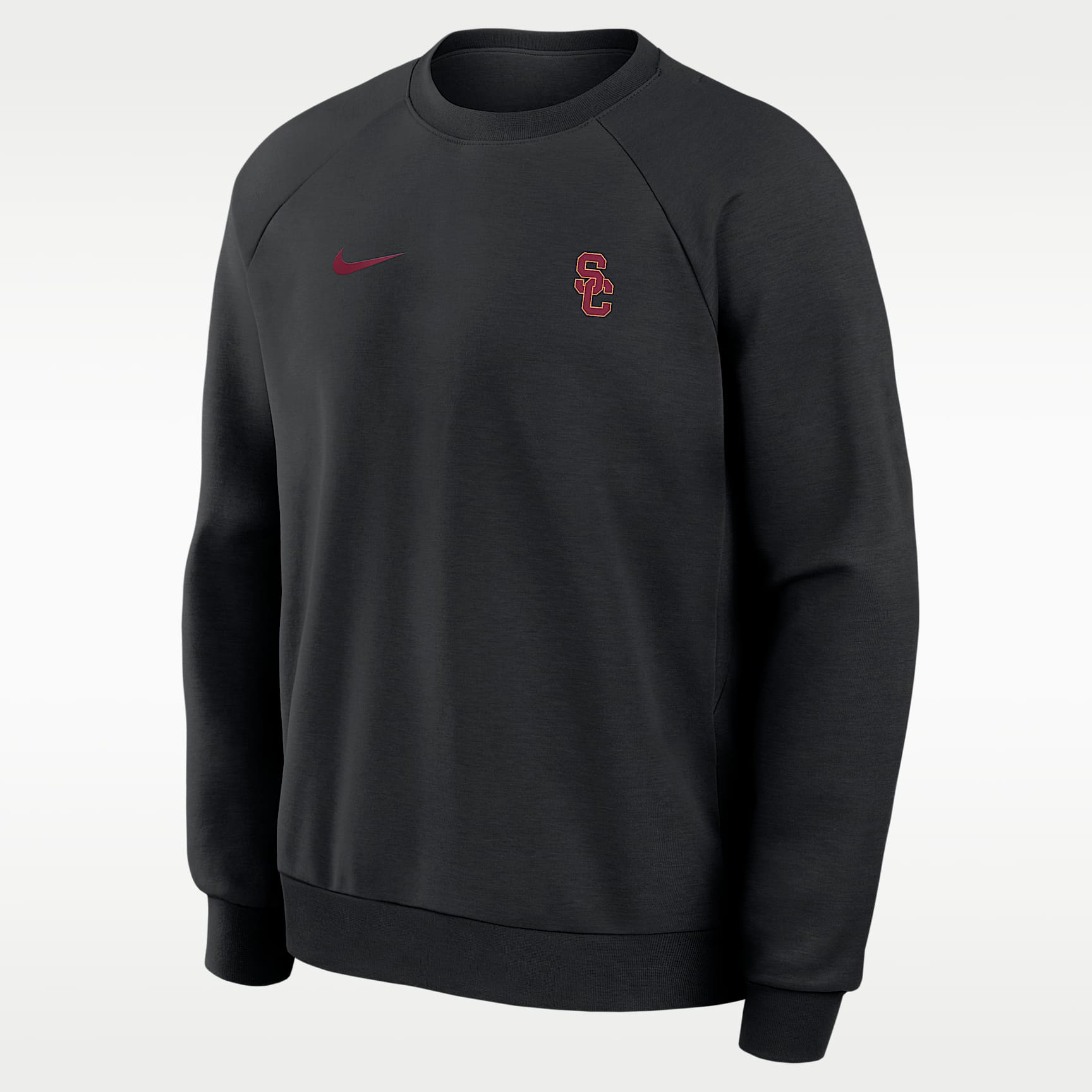 Sudadera de cuello redondo sin cierre universitaria Nike Dri-FIT para hombre USC Premium Performance