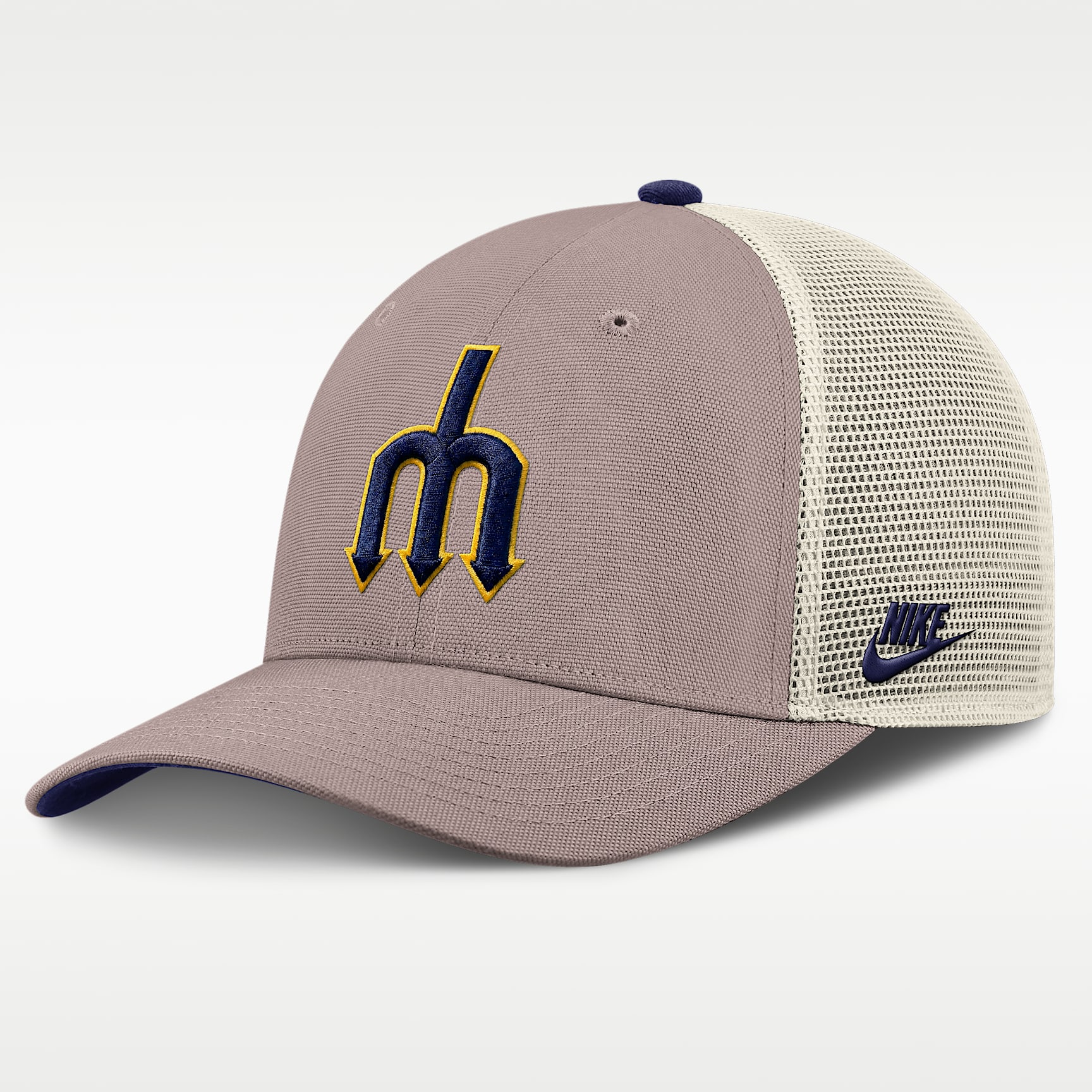 Seattle Mariners Cooperstown Rise Men's Nike MLB Adjustable Trucker Hat