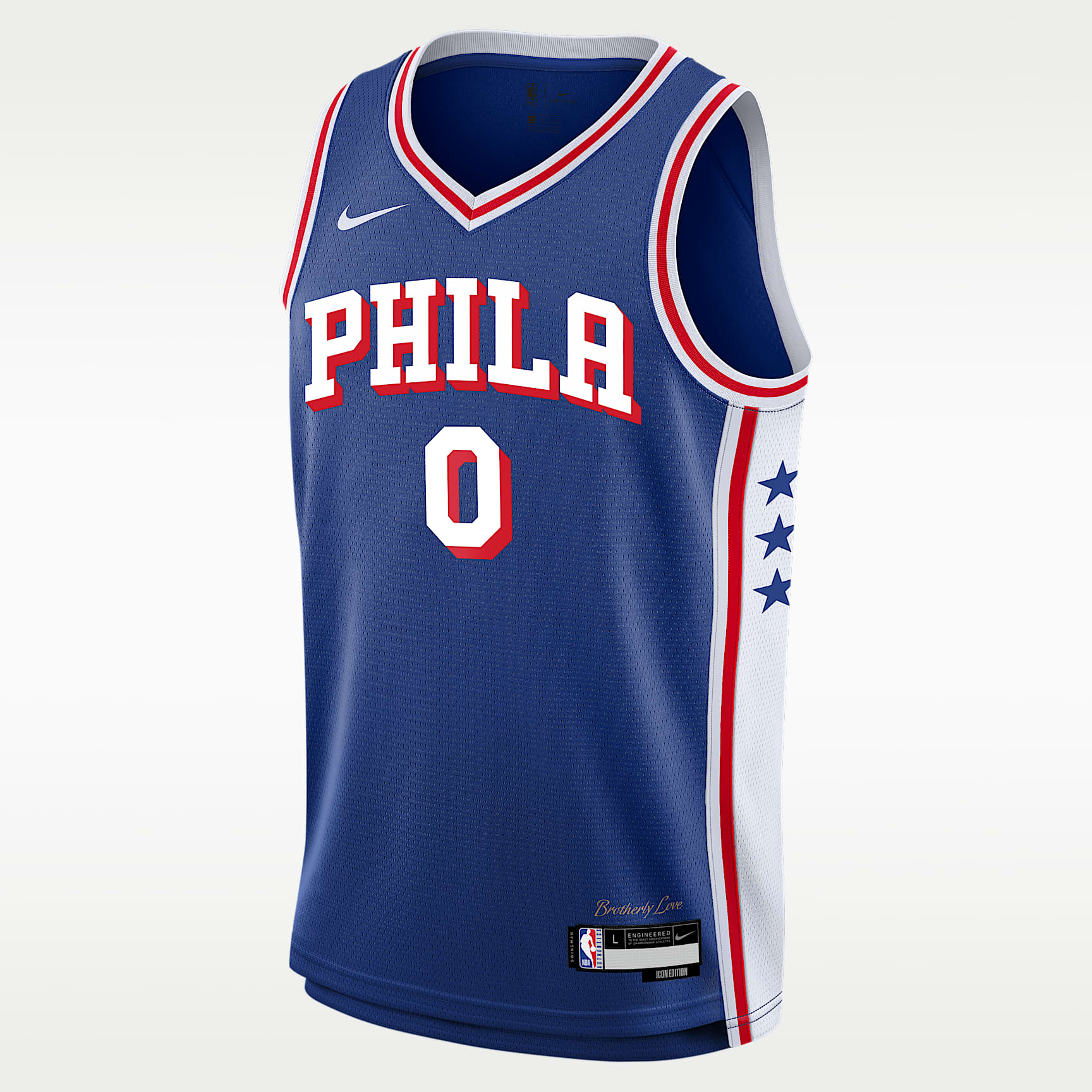 Tyrese Maxey Philadelphia 76ers Big Kids' Nike Dri-FIT Basketball Replica Jersey
