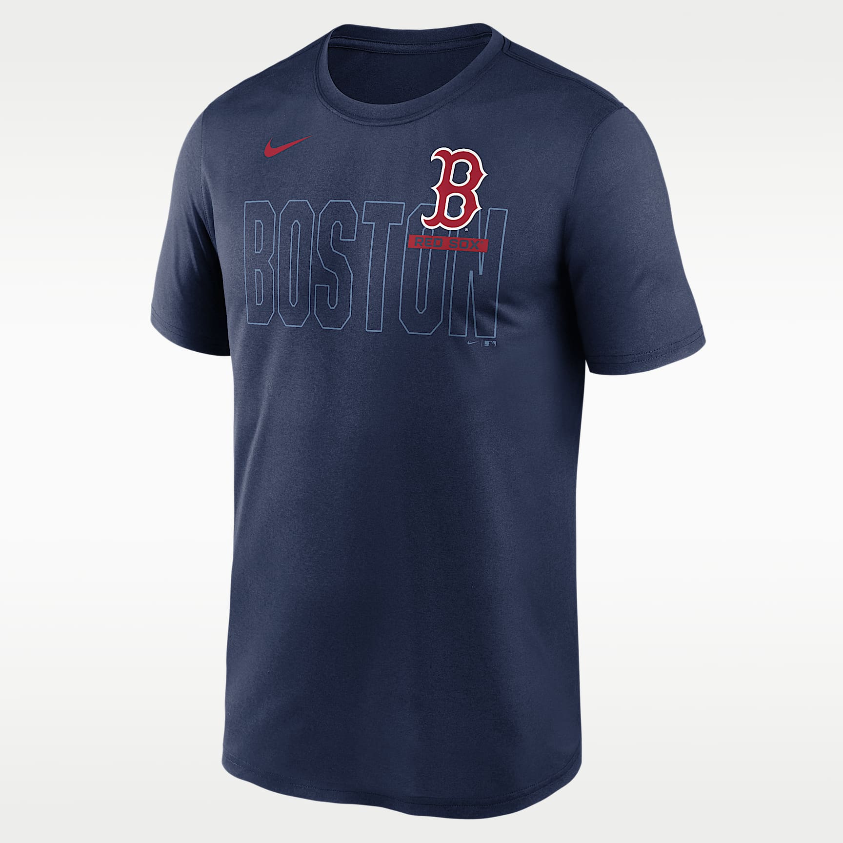 Boston Red Sox Knockout Team Legend Men's Nike Dri-FIT MLB T-Shirt