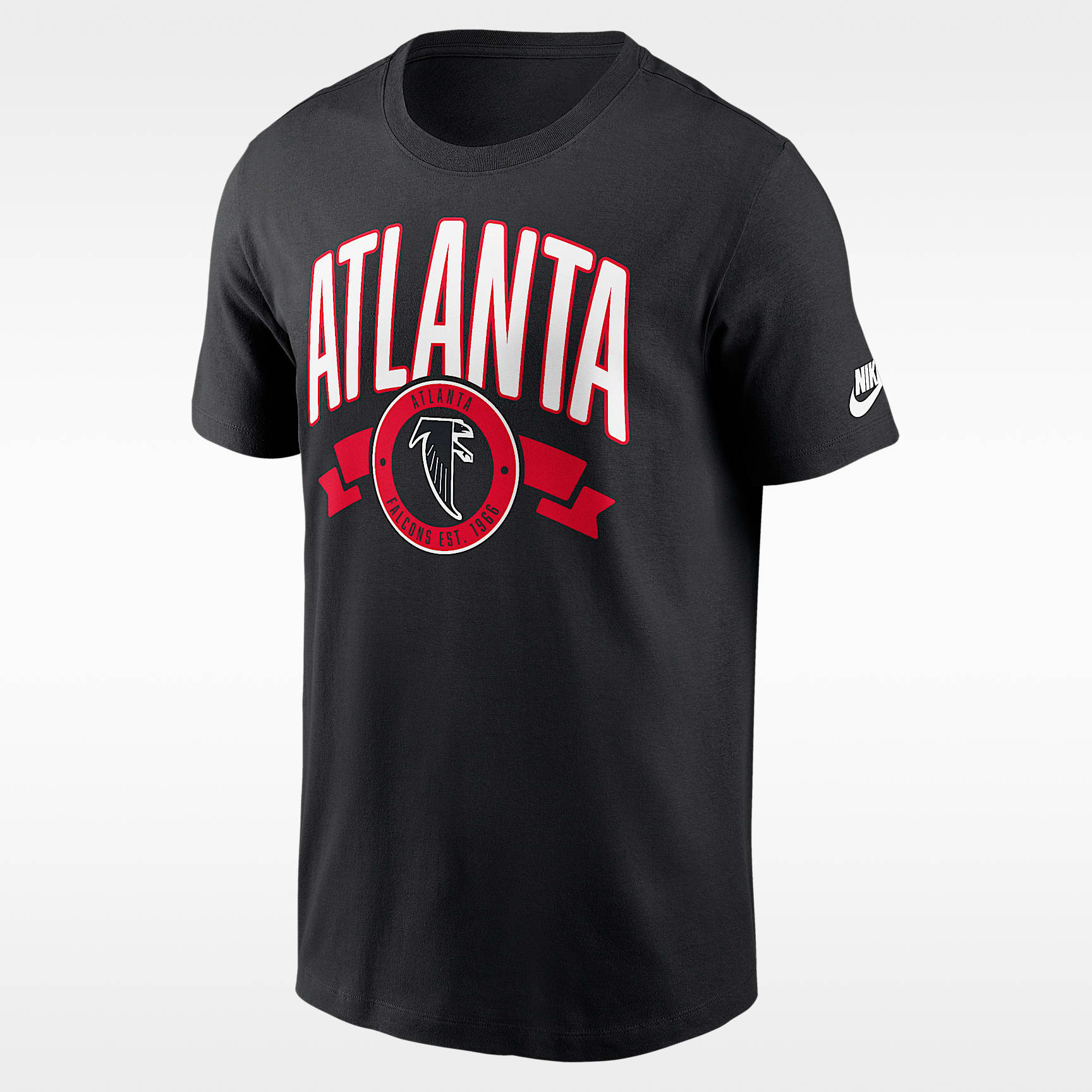 Playera Nike de la NFL para hombre Atlanta Falcons Rewind Front And Back Hit Essential
