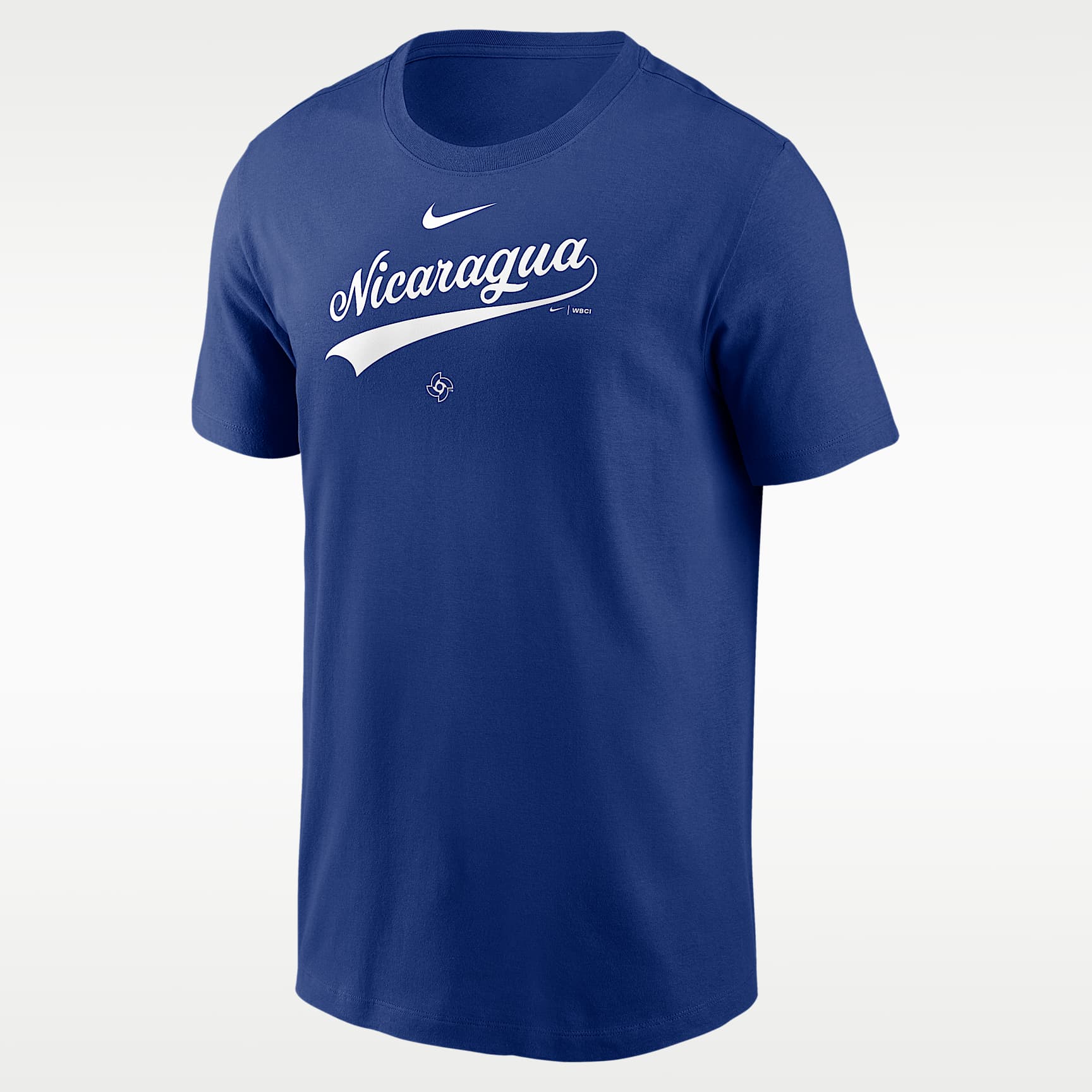 Nicaragua National Baseball Team 2026 World Baseball Classic Wordmark Men's Nike T-Shirt