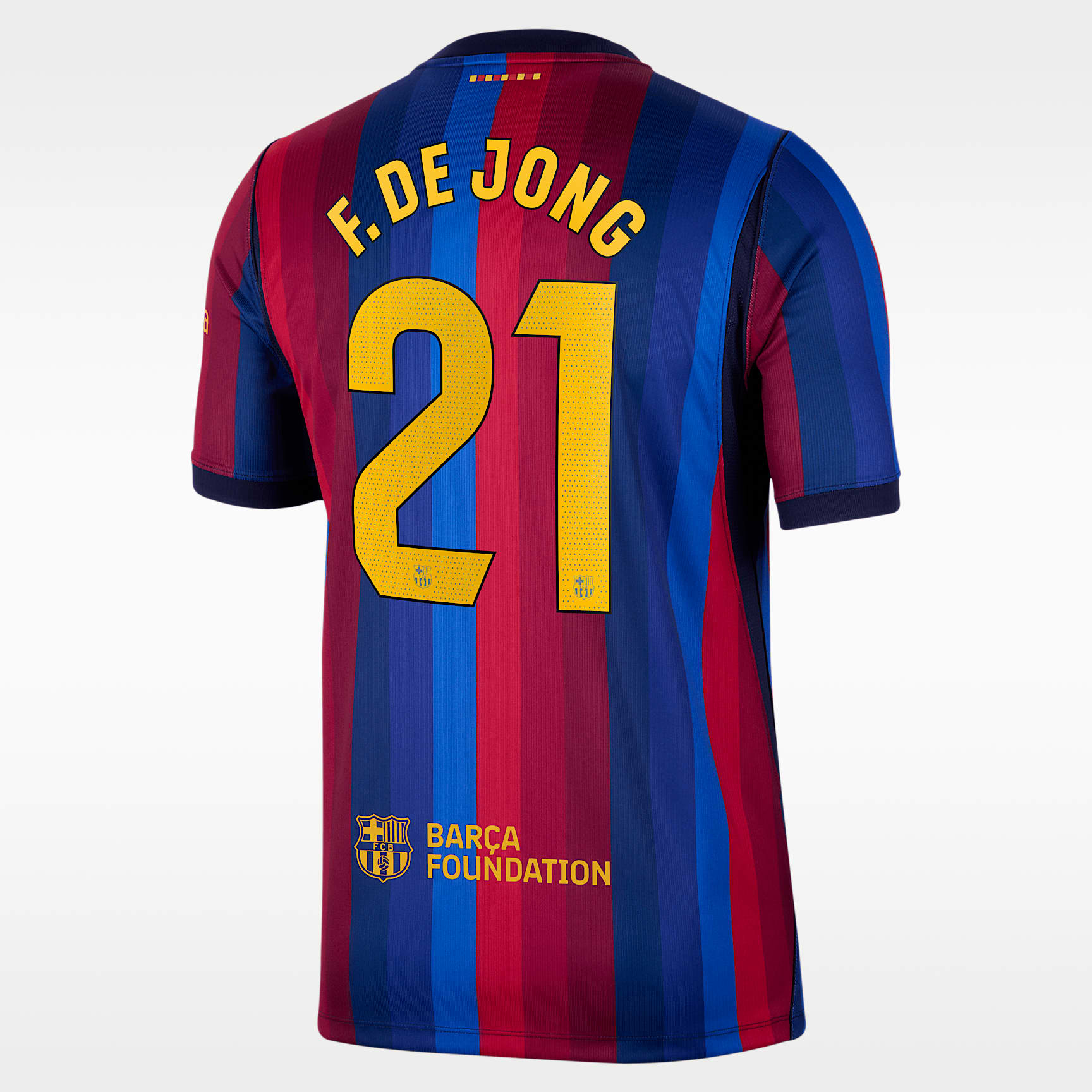 Frenkie de Jong FC Barcelona 2026/27 Stadium Home Men's Nike Dri-FIT Soccer Jersey