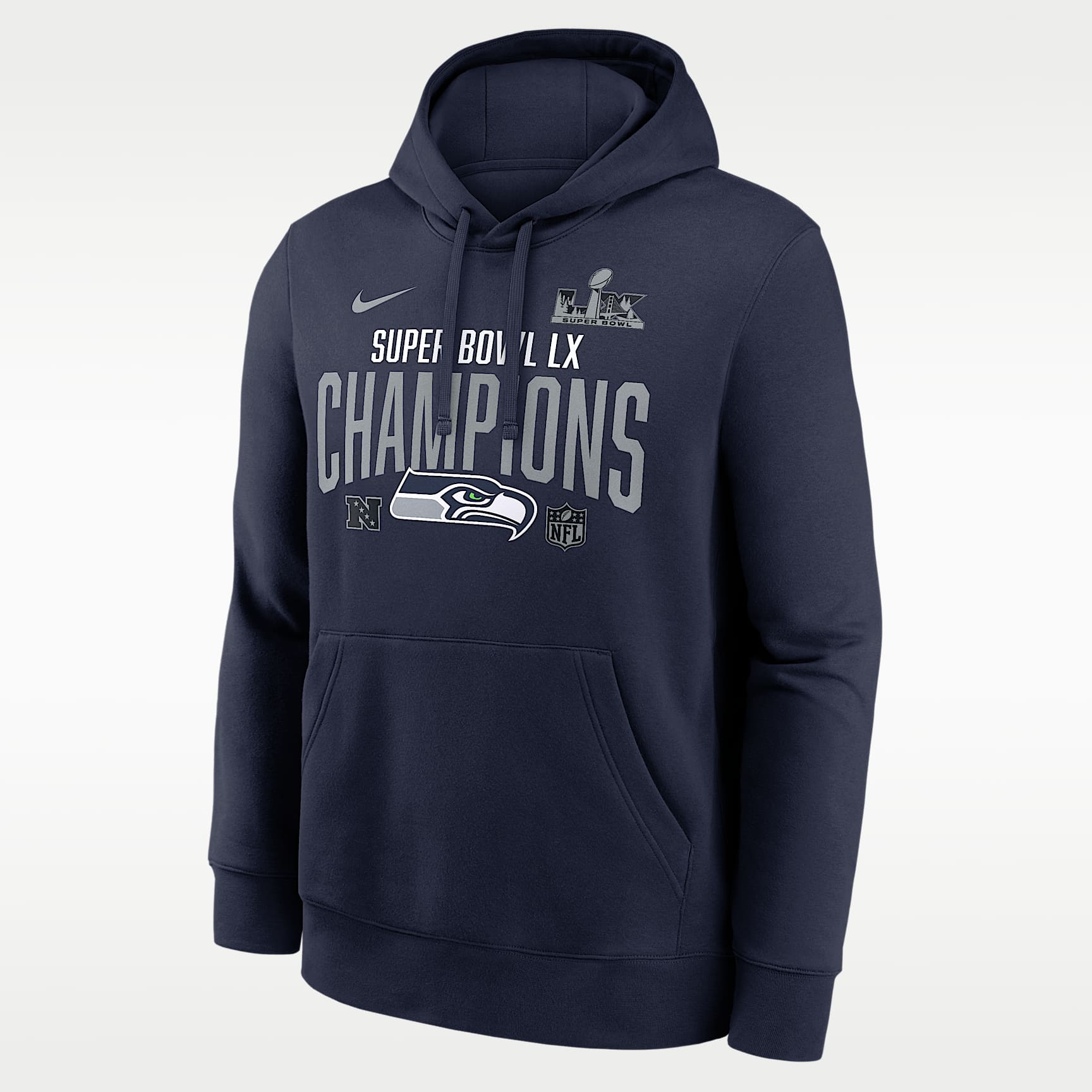 Seattle Seahawks Super Bowl LX Champions Going Yard Club Men's Nike NFL Pullover Hoodie