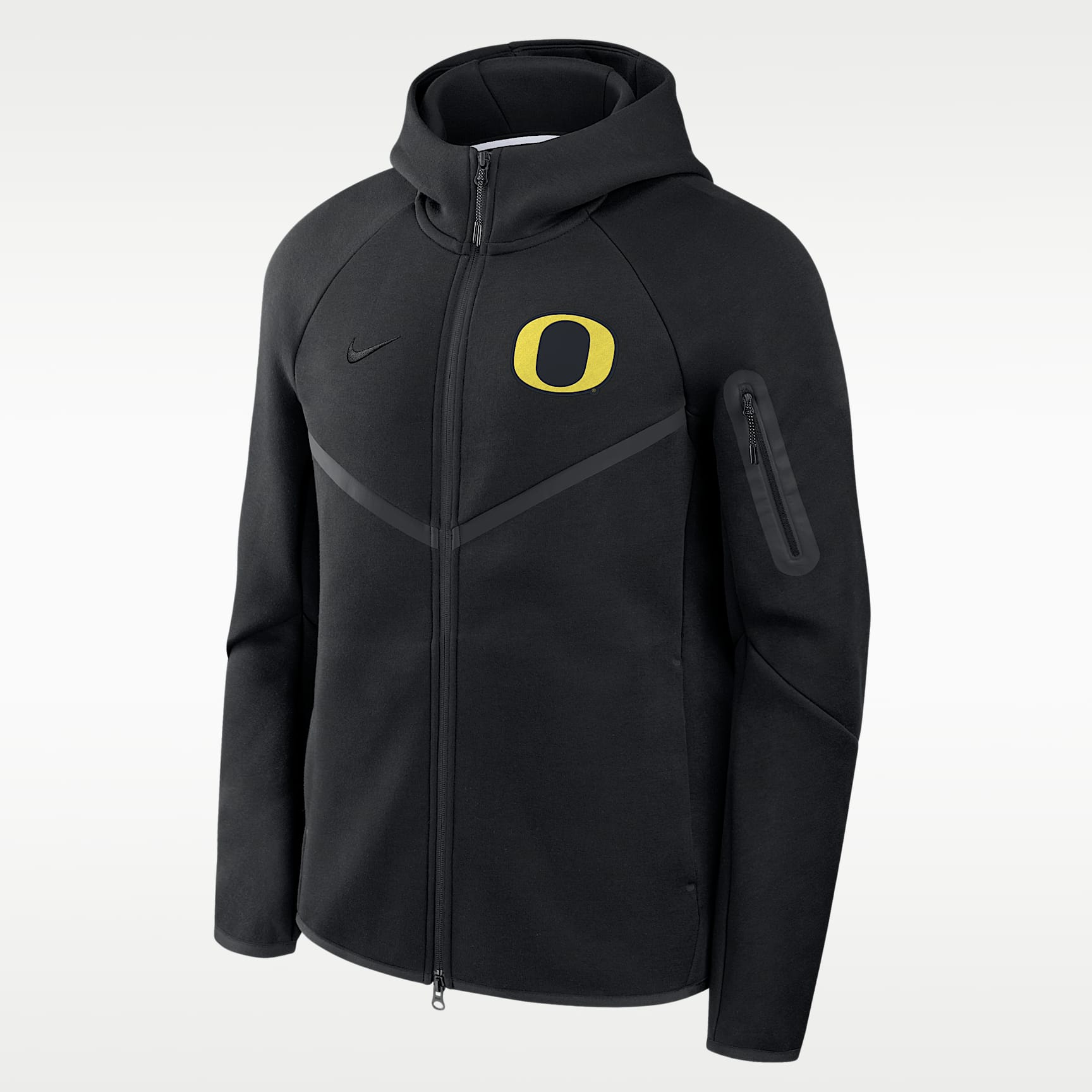 Chamarra universitaria Nike con gorro de cierre completo para hombre Oregon Tech Fleece Windrunner