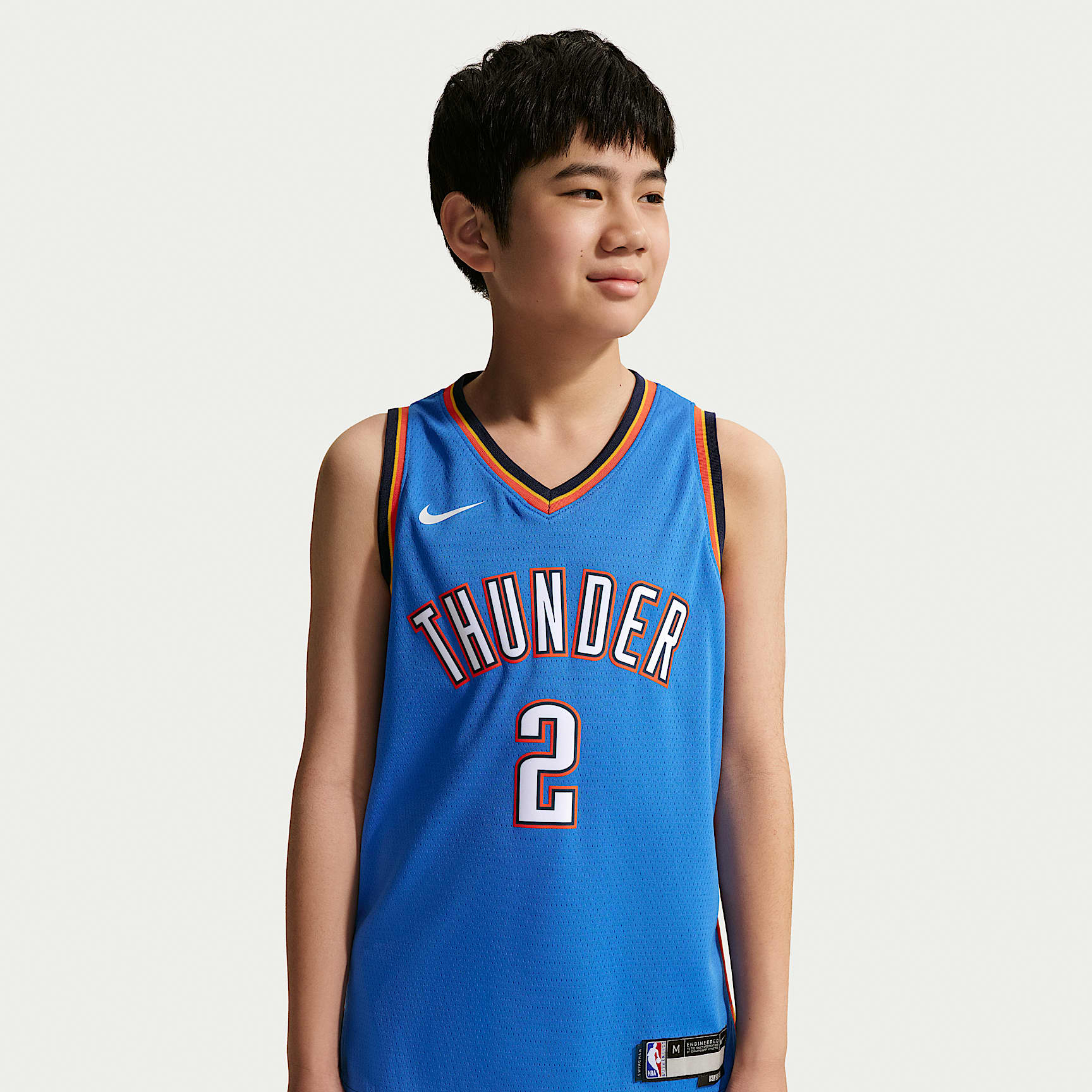 Maillot Nike NBA Swingman Oklahoma City Thunder Icon Edition pour ado