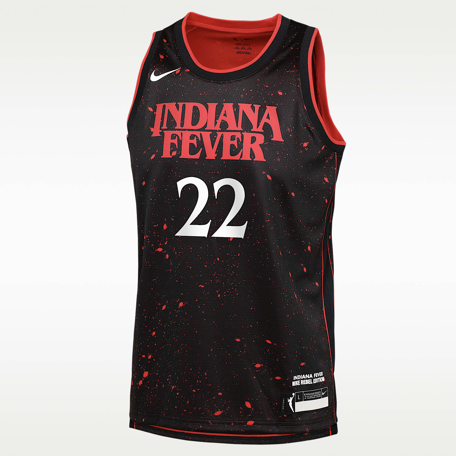 Caitlin Clark Indiana Fever x Stranger Things 2025 Rebel Edition Kids' Nike Dri-FIT WNBA Victory Jersey