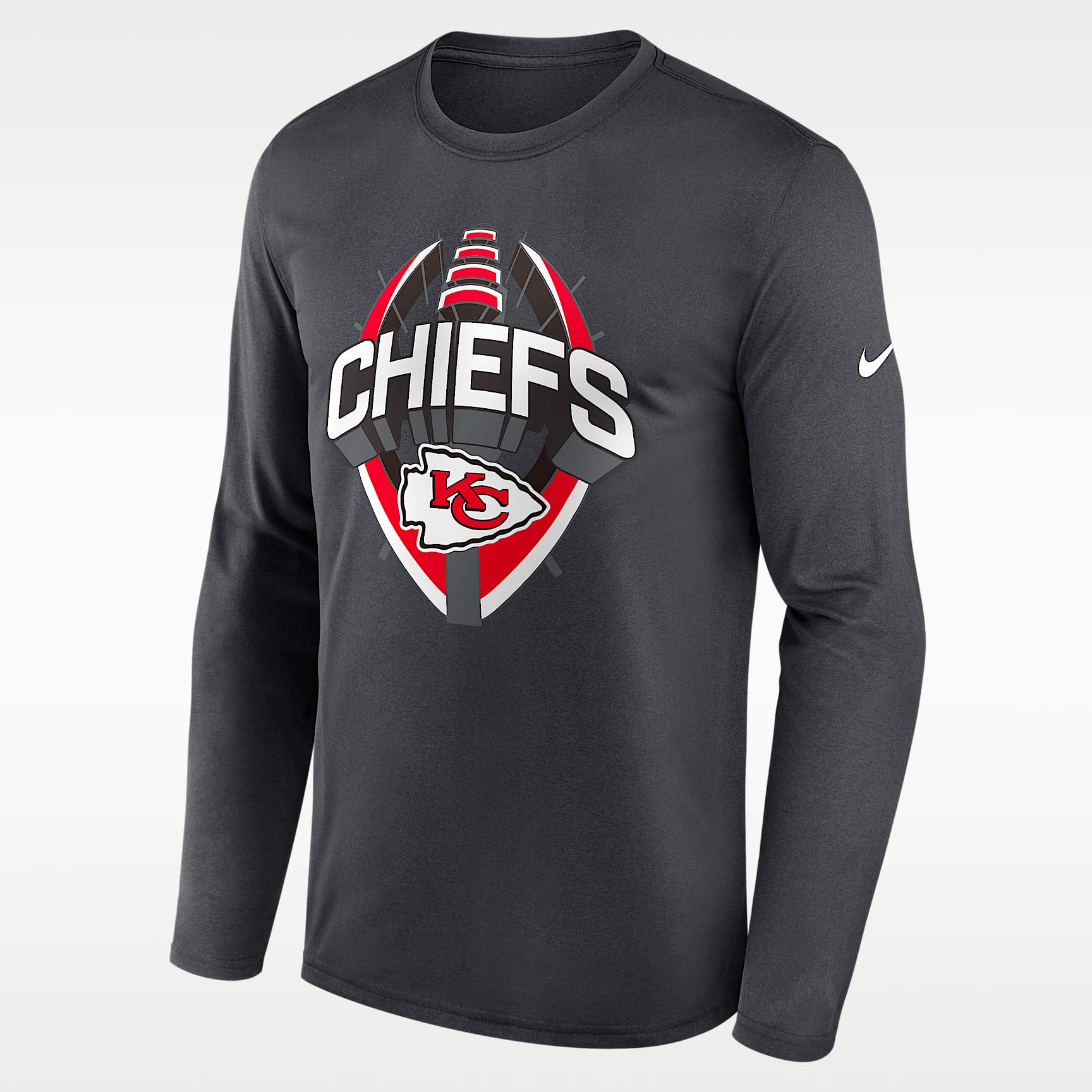 Kansas City Chiefs Legend Icon Men's Nike Dri-FIT NFL Long-Sleeve T-Shirt