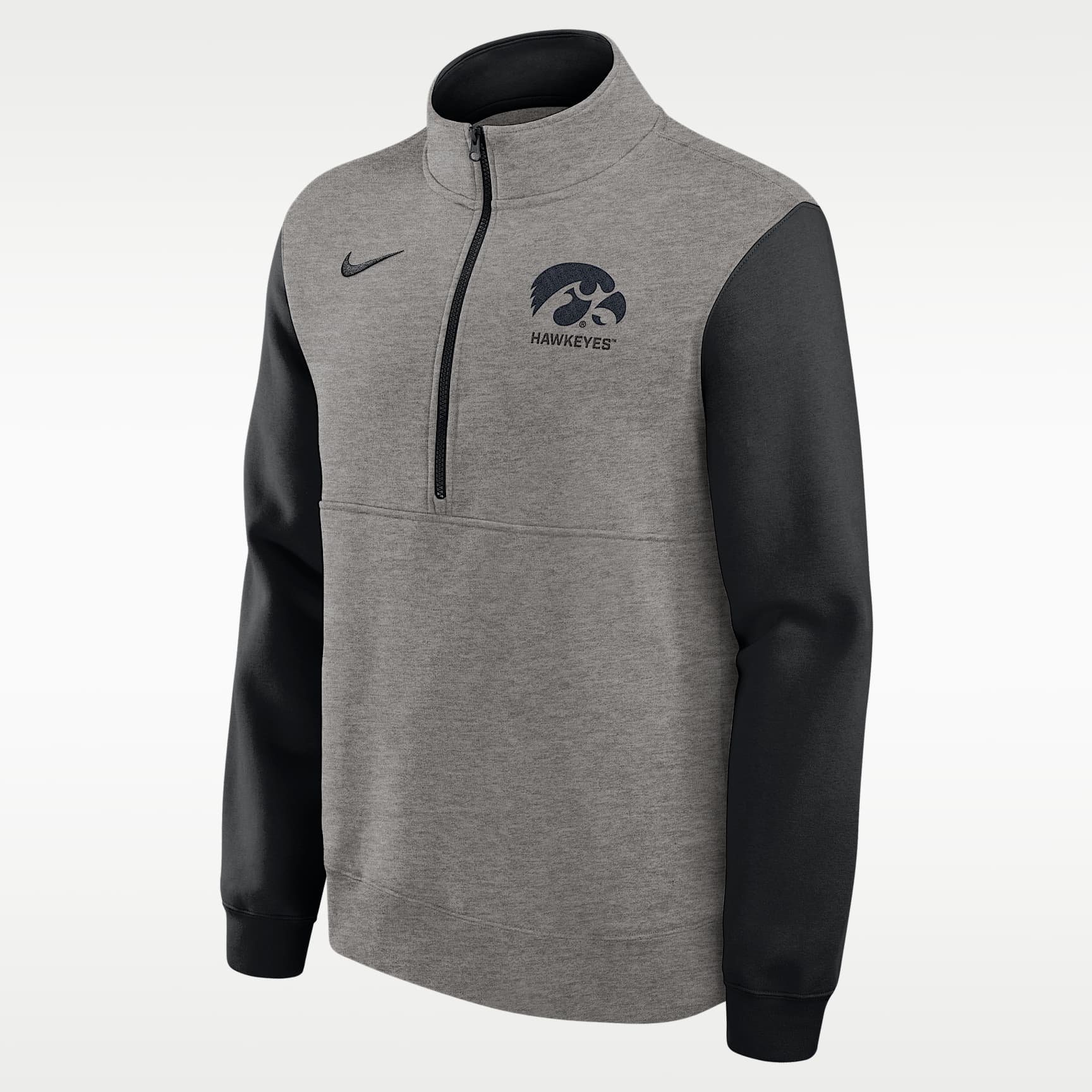 Iowa Club Men's Nike College 1/2-Zip Crew