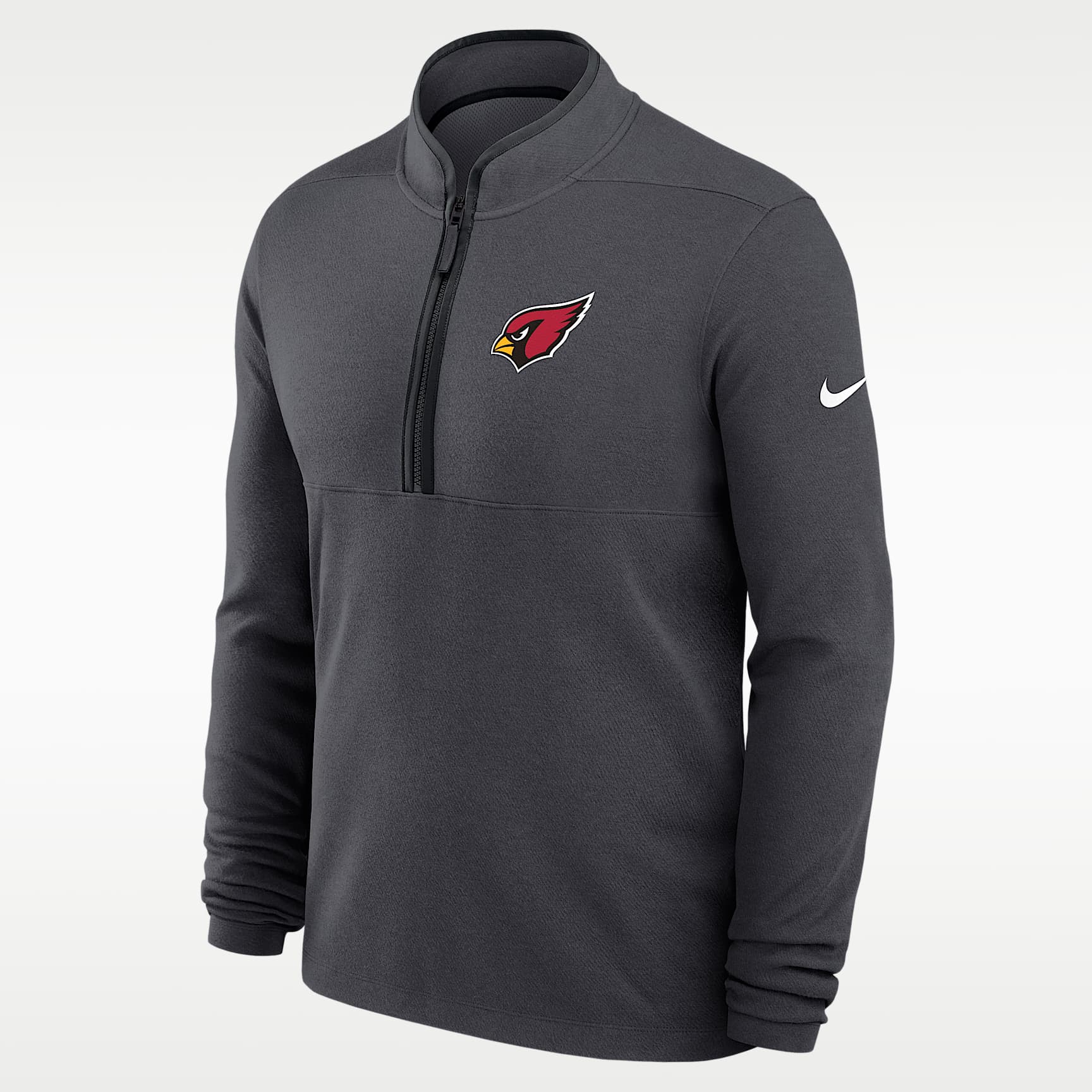 Playera de manga larga Nike Dri-FIT NFL de medio cierre para hombre Arizona Cardinals Logo Victory