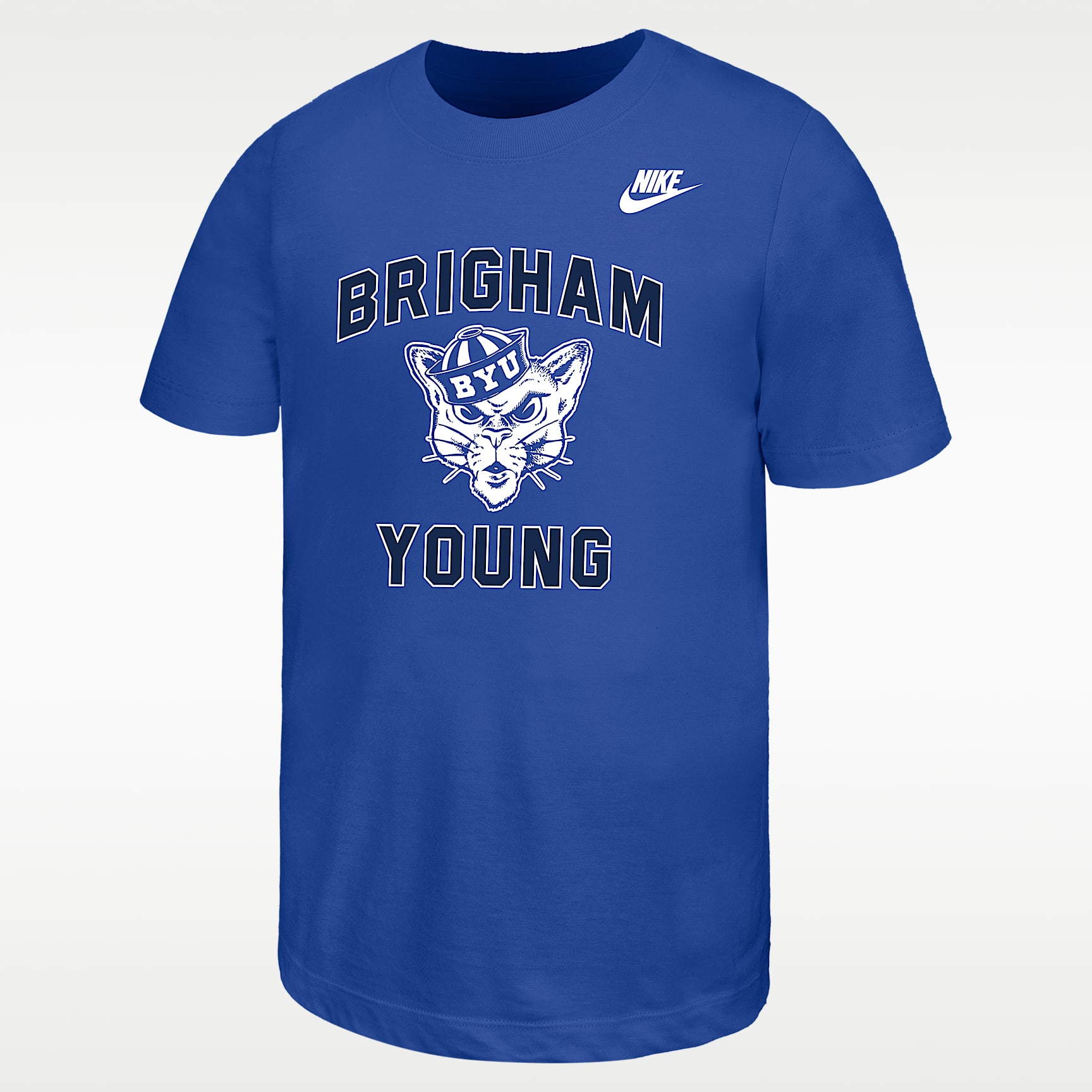 Playera de futbol americano Nike para niños talla grande BYU Cougars
