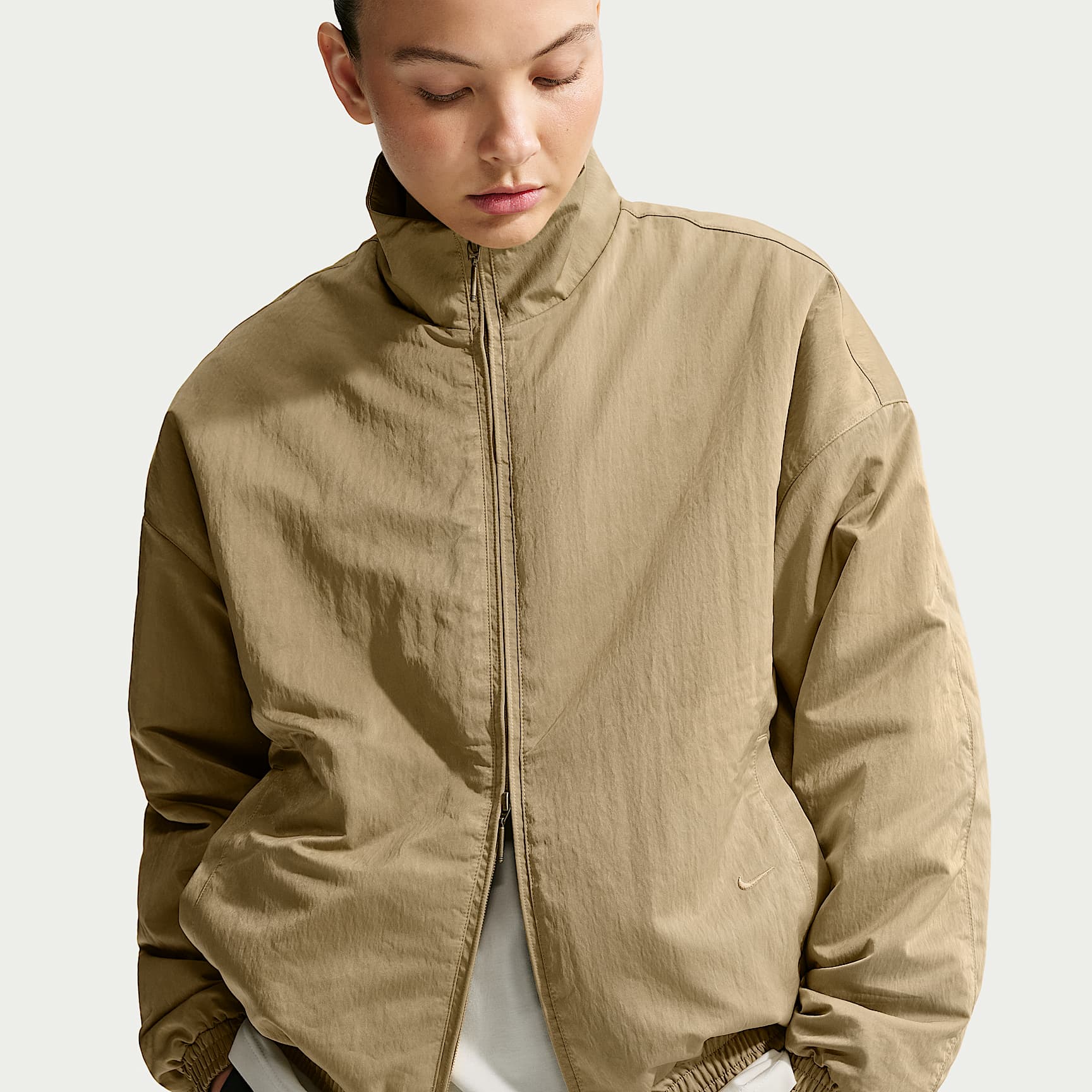 Caitlin Standard Issue Women’s Dri-FIT Game Woven Synthetic-Fill Basketball Jacket
