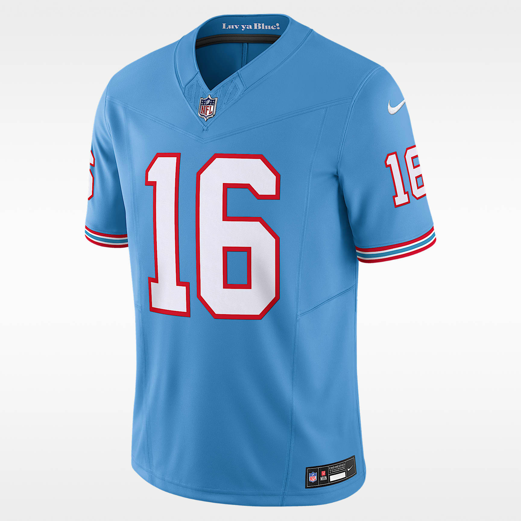 Jersey de fútbol americano Nike Dri-FIT de la NFL Limited para hombre Treylon Burks Tennessee Titans
