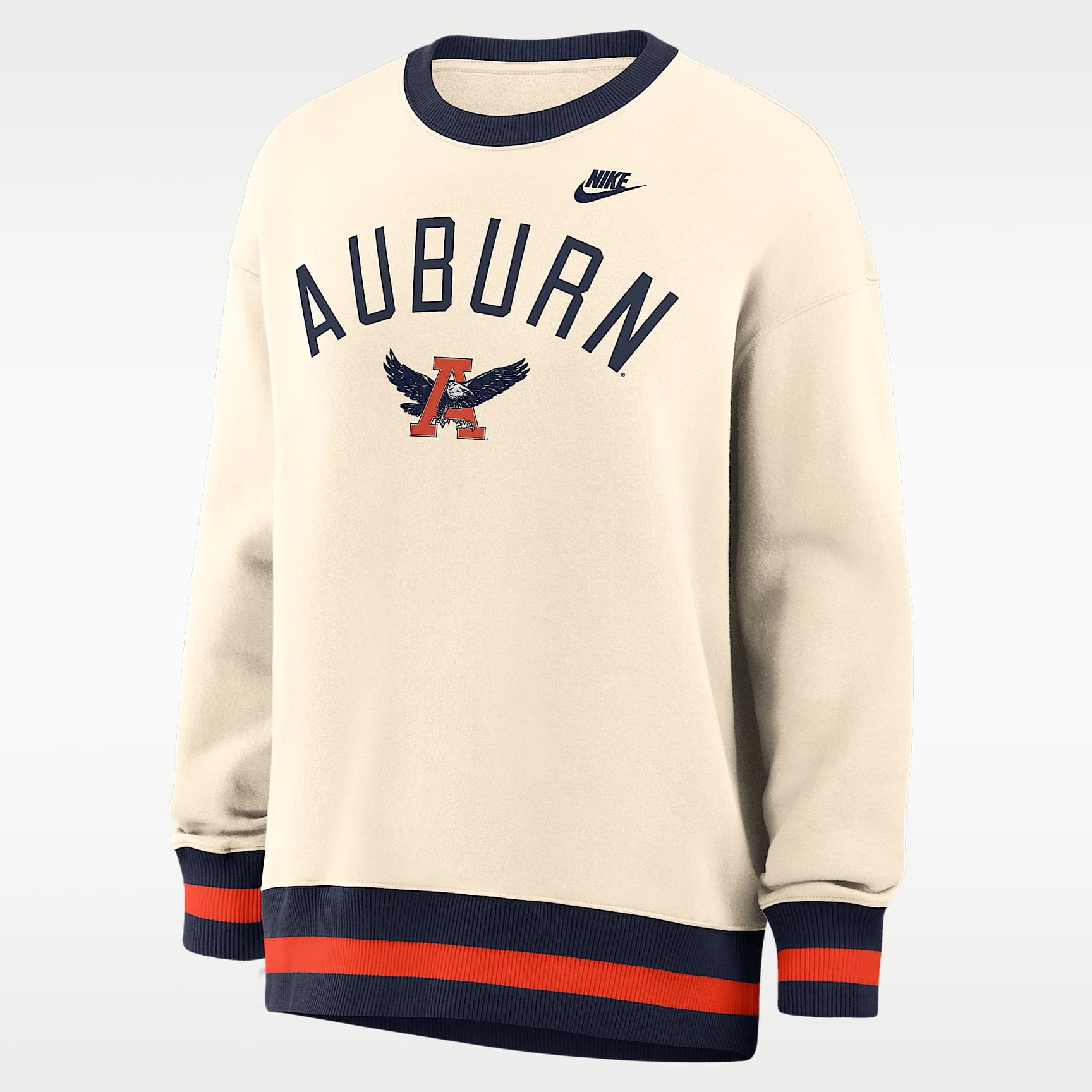 Auburn Legacy Women's Nike College Oversized Pullover Crew
