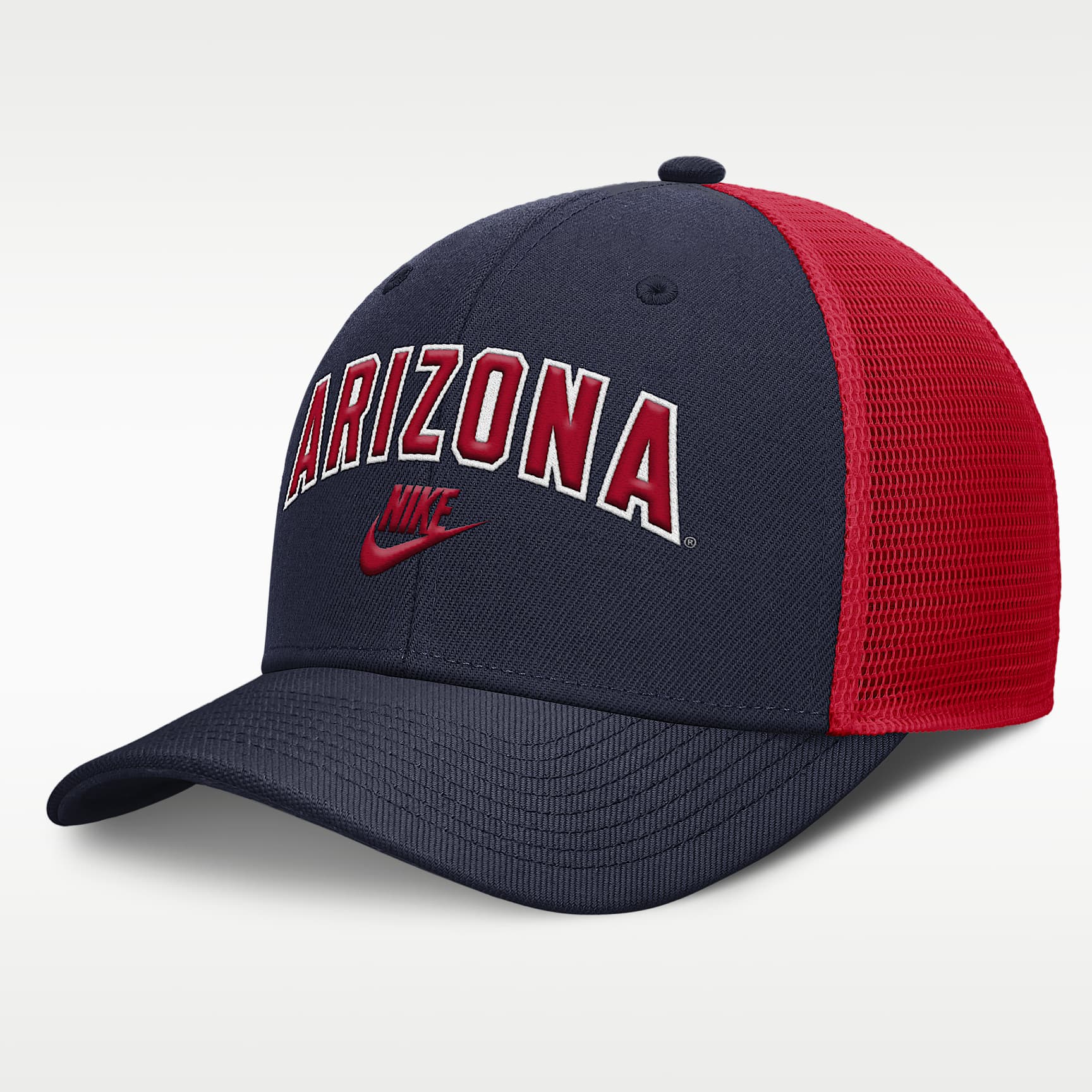 Arizona Legacy Arch Rise Men's Nike Dri-FIT College Trucker Adjustable Hat