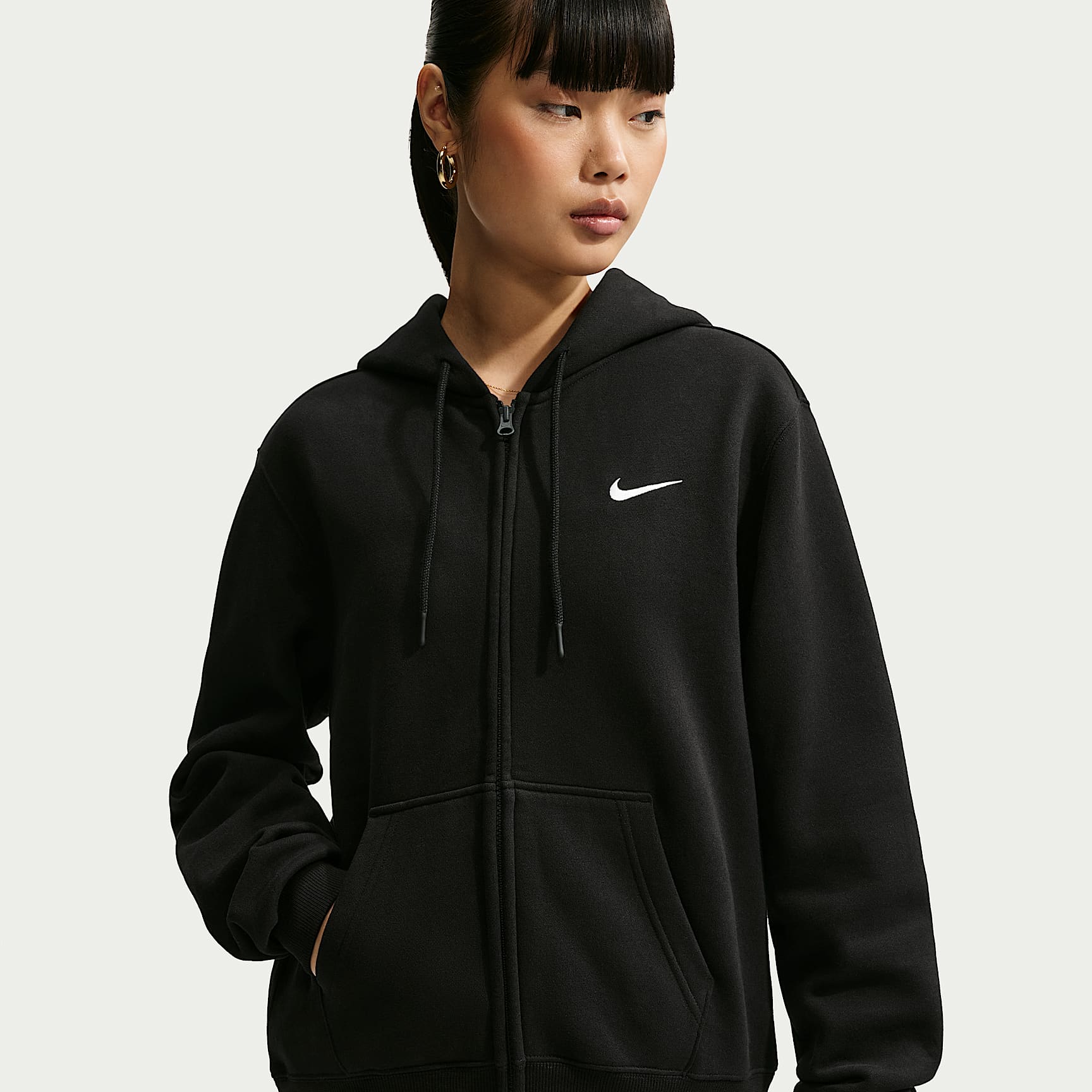 Nike Studio Fleece Medium Weight Women's Full-Zip Hoodie
