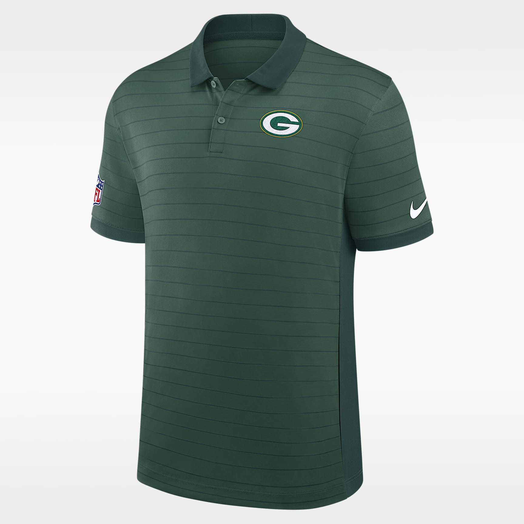 Polo Nike Dri-FIT de la NFL para hombre Green Bay Packers Sideline Victory Stripe