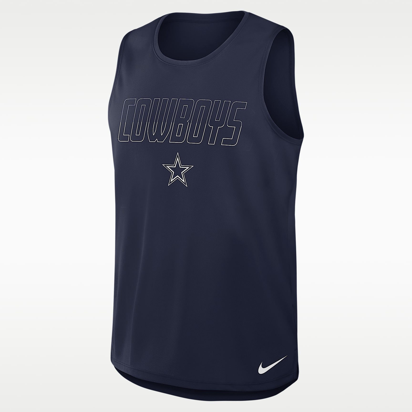 Camiseta de tirantes Nike Dri-FIT de la NFL para hombre Dallas Cowboys