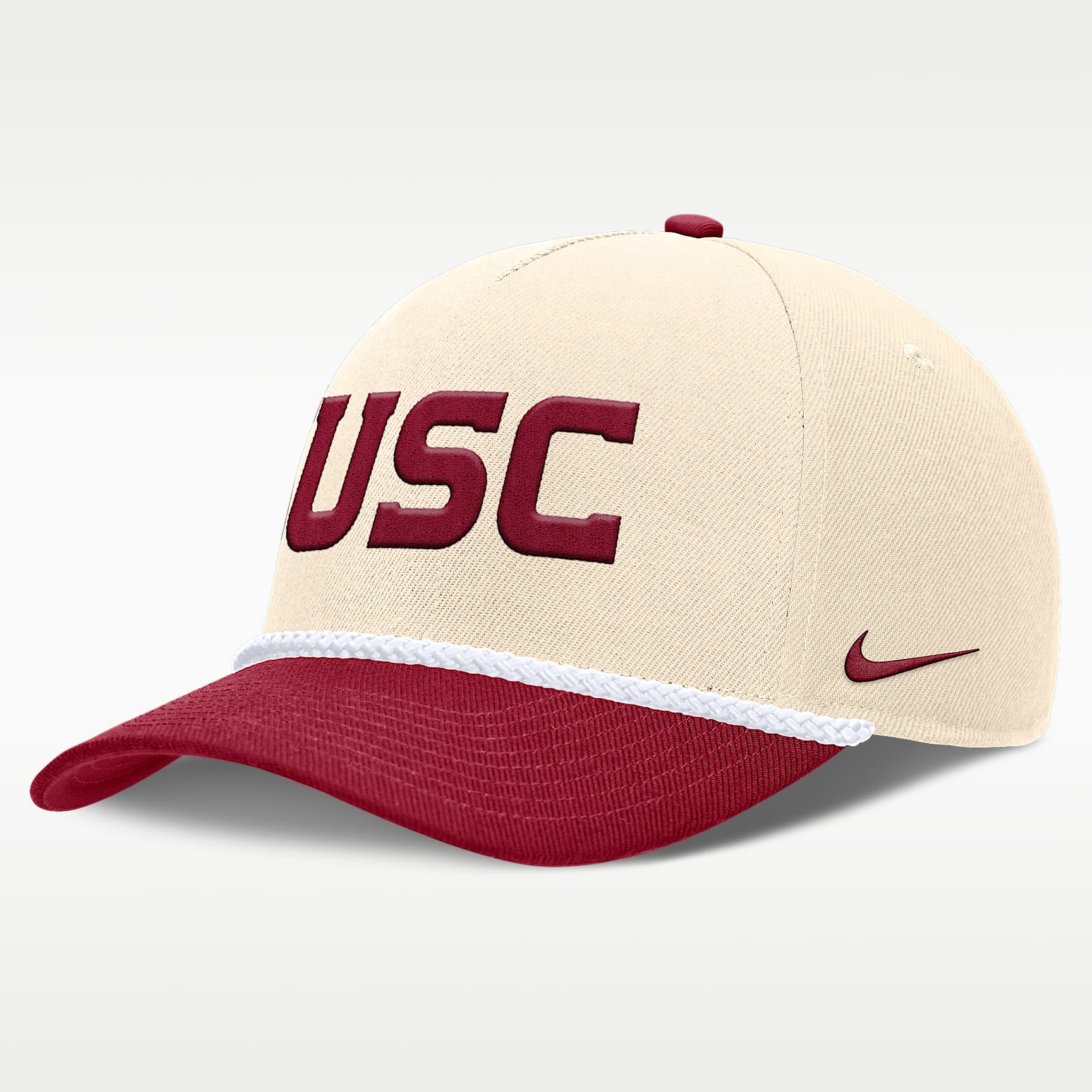 USC Primetime Rope 2-Tone Rise Men's Nike College Adjustable Hat