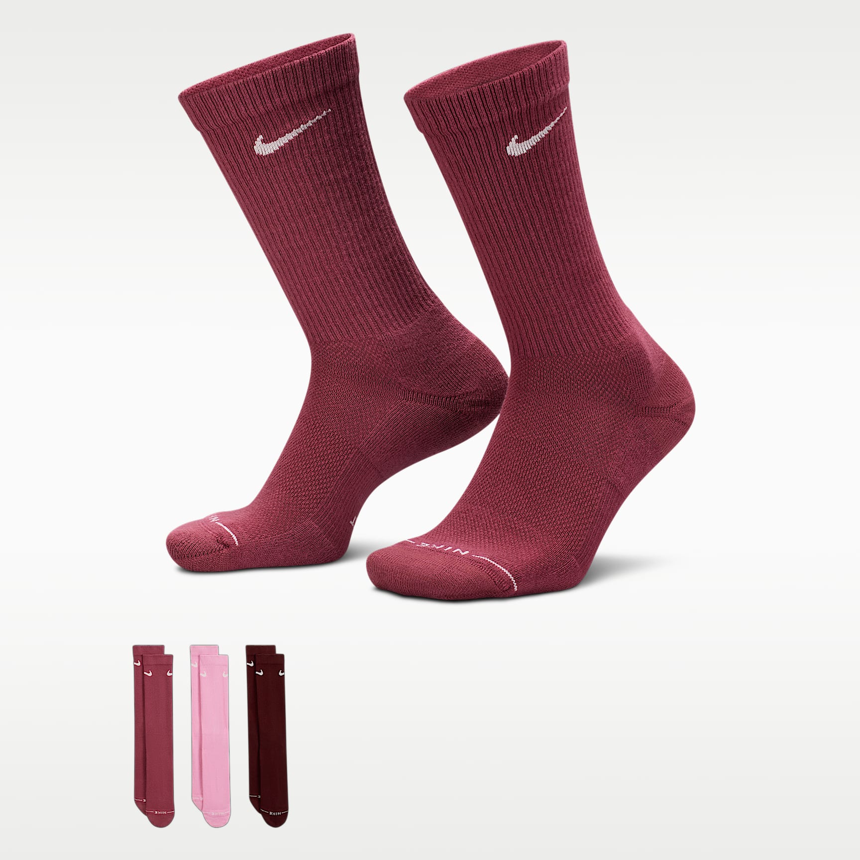 Nike Everyday Elevated Crew Socks (3 Pairs)