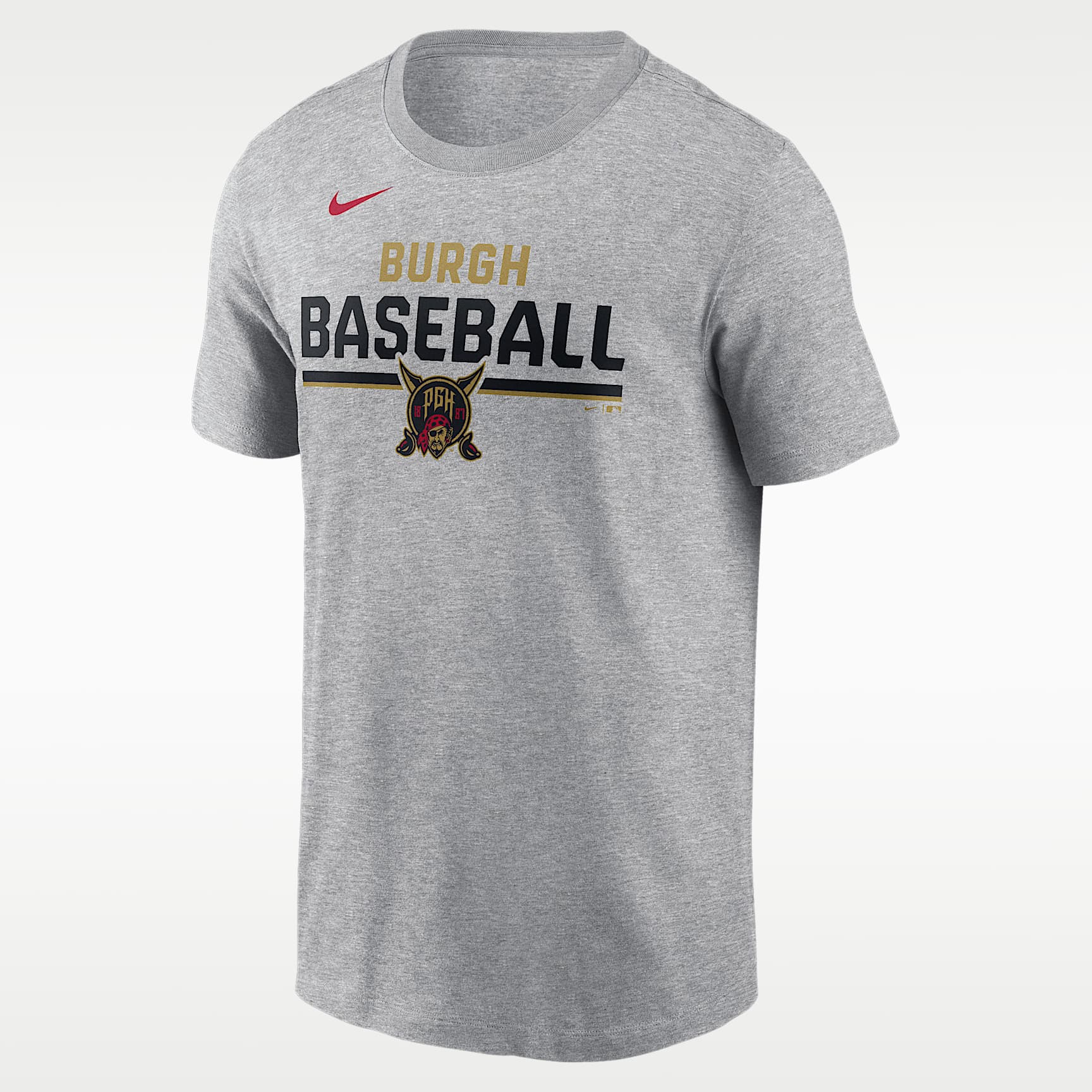 Pittsburgh Pirates Stacked City Connect Men's Nike MLB T-Shirt