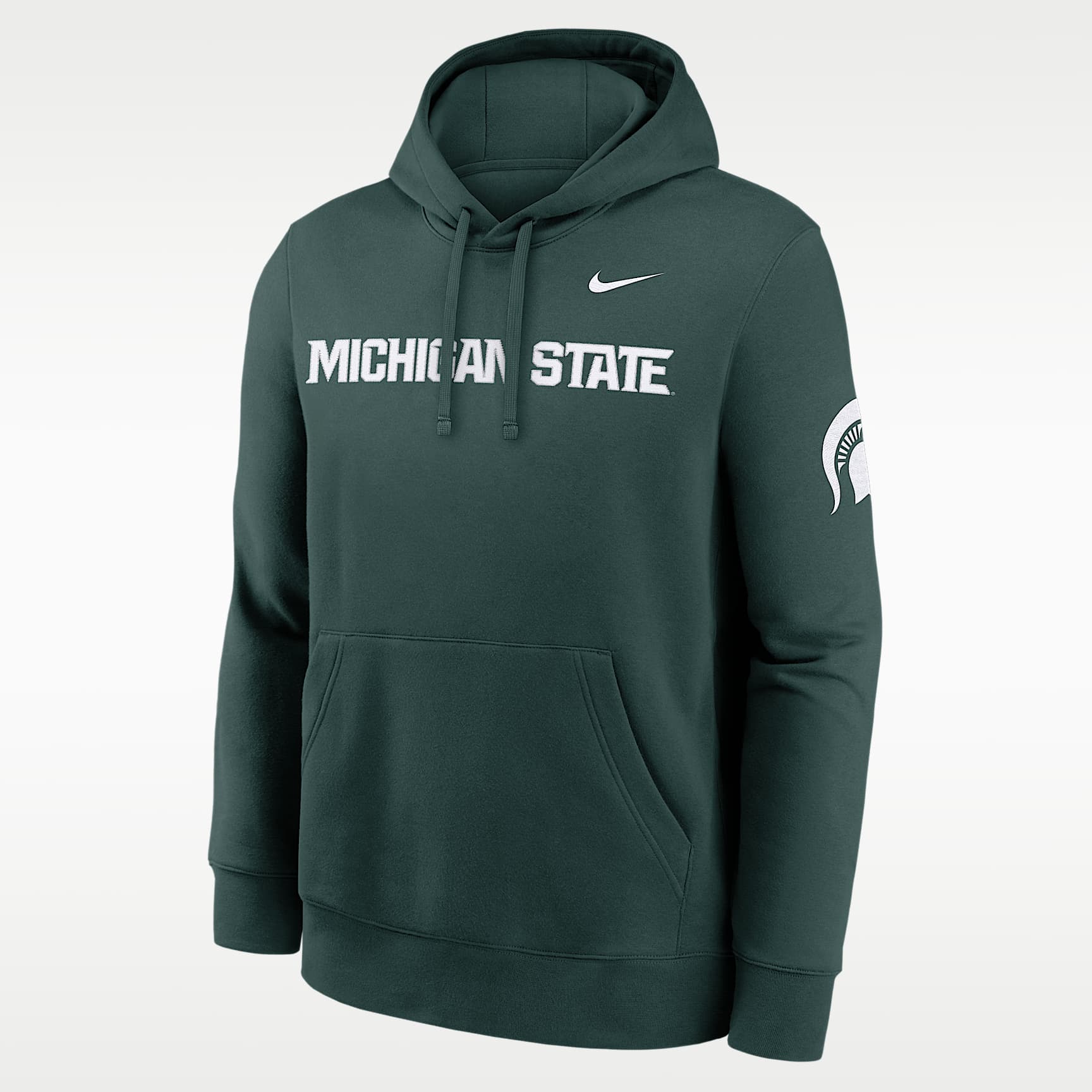 Michigan State Sideline Club Men's Nike College Pullover Hoodie