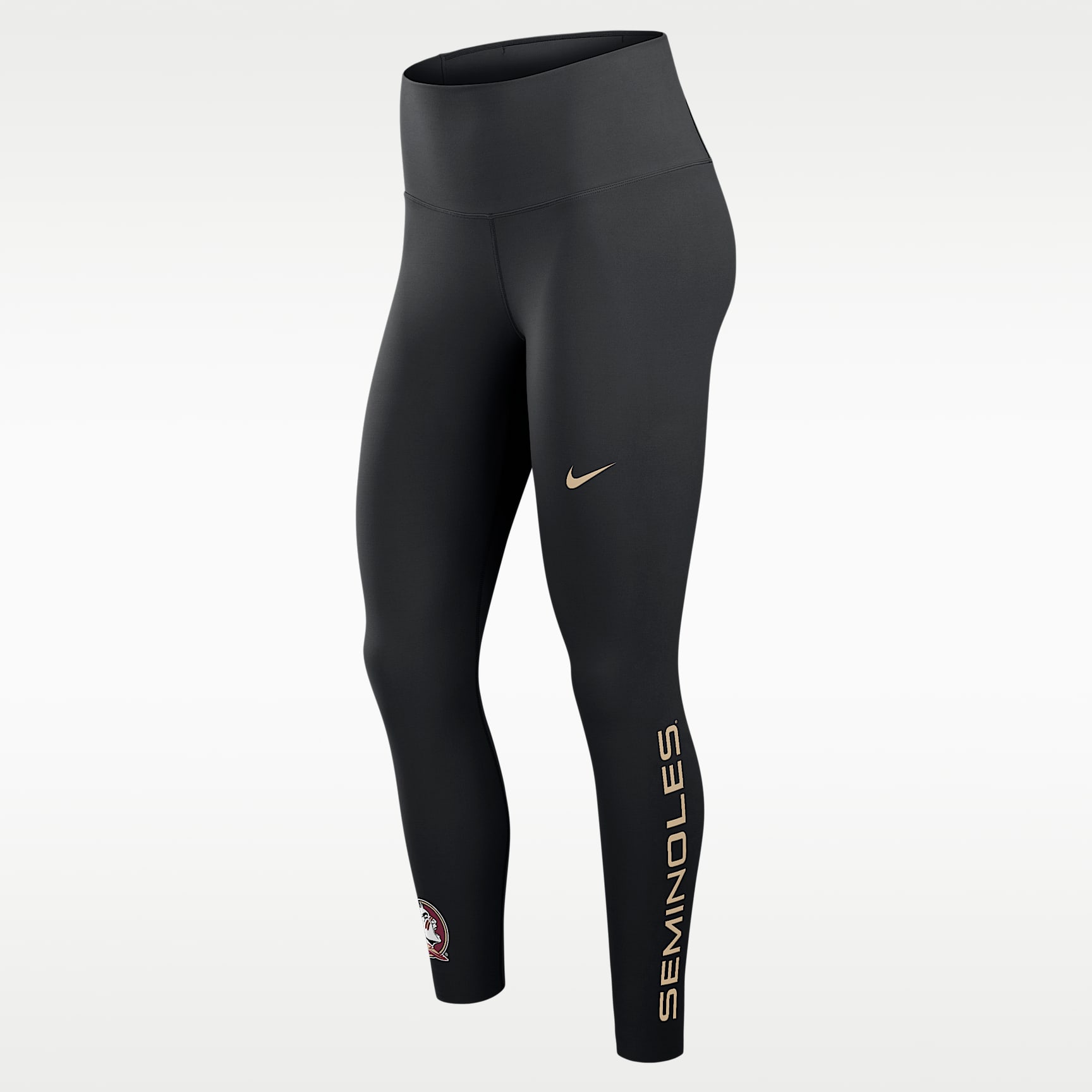 Florida State Zenvy Women's Nike Dri-FIT College High Rise 7/8 Leggings
